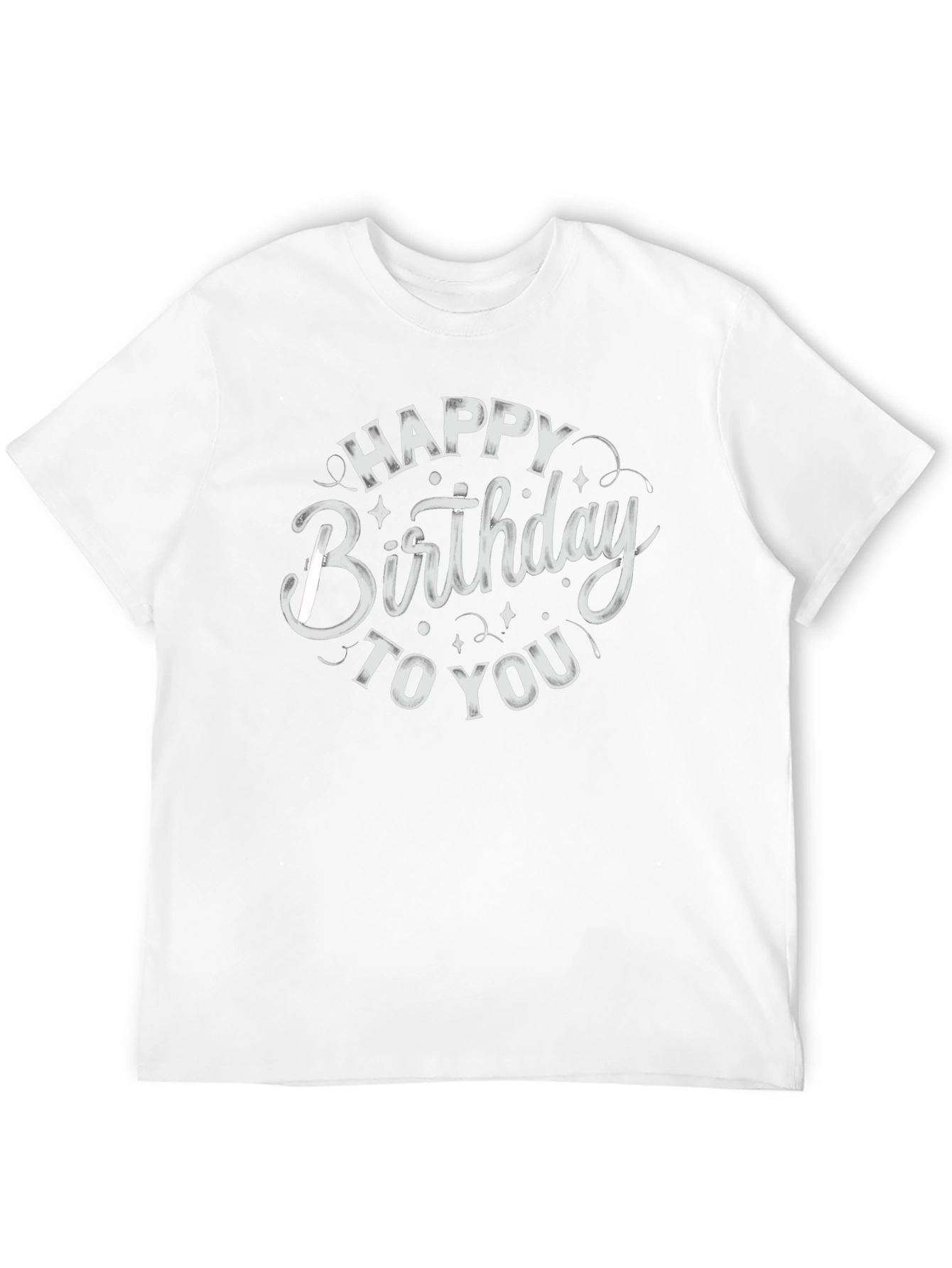 Happy Birthday T-Shirt Black
