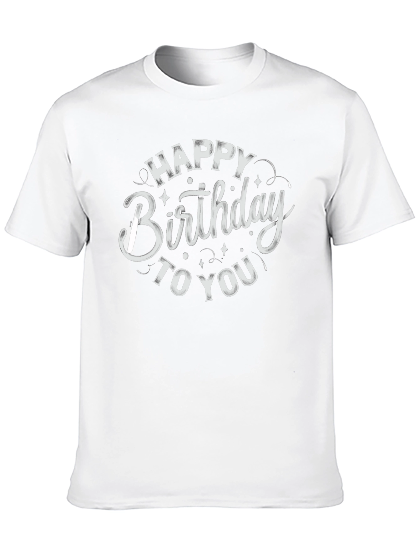 Happy Birthday T-Shirt Black