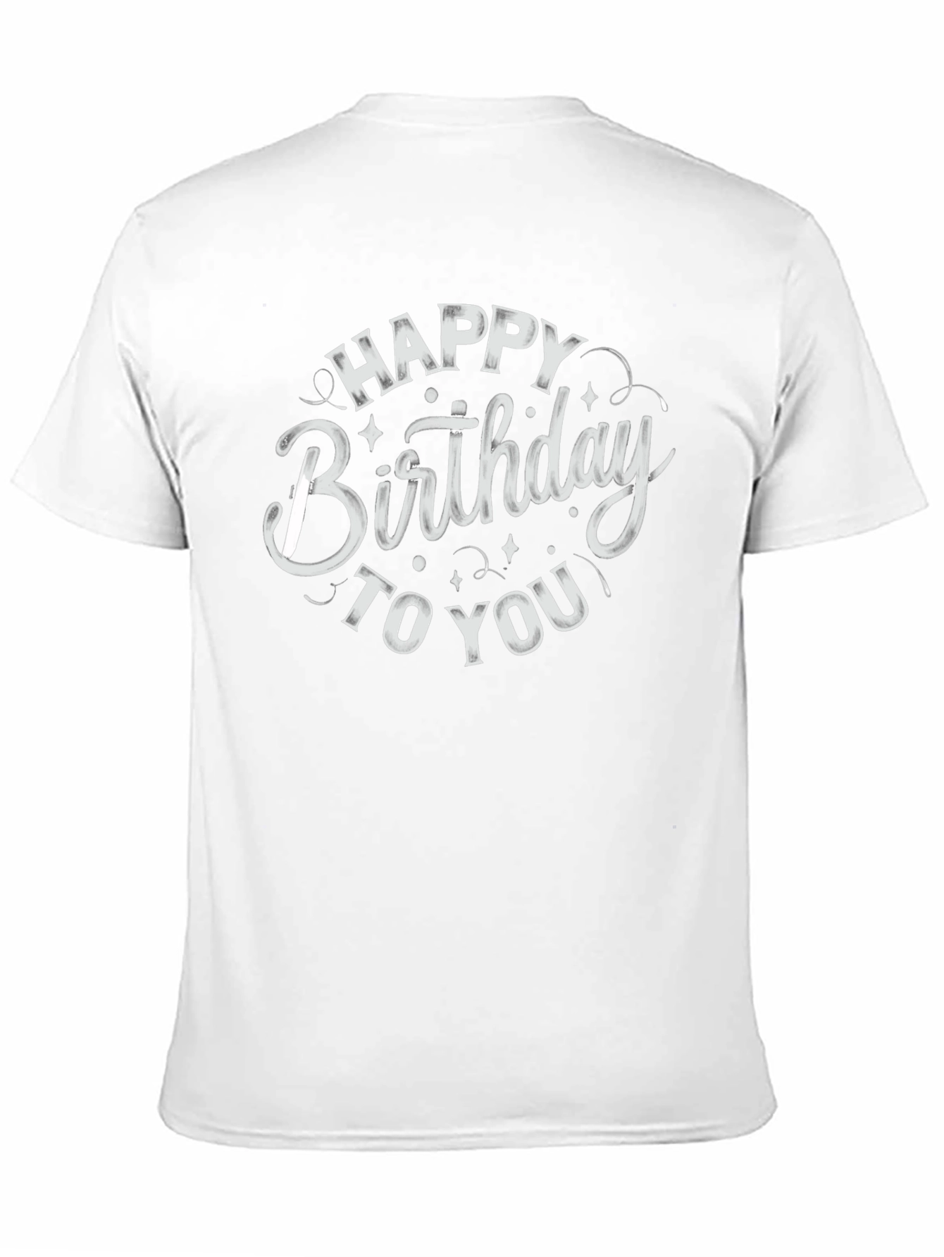 Happy Birthday T-Shirt Black