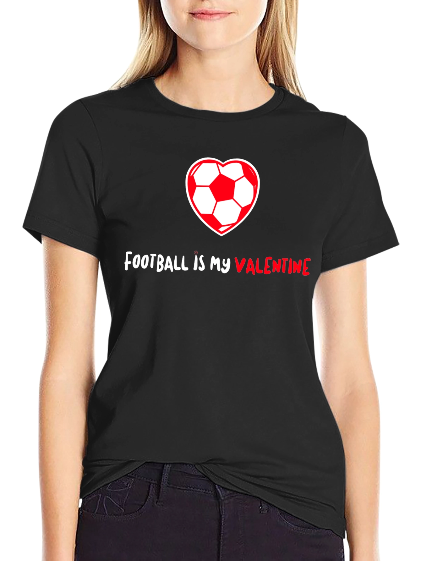 Football is my Valentine T-Shirt