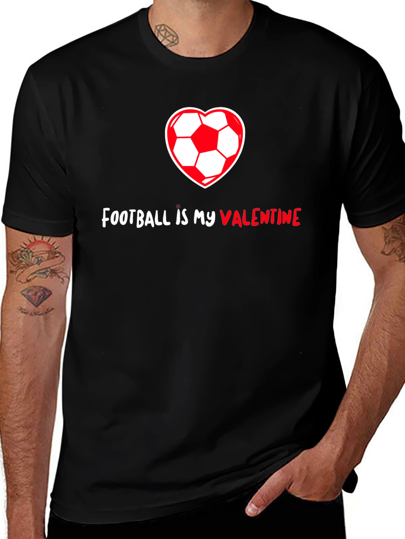 Football is my Valentine T-Shirt