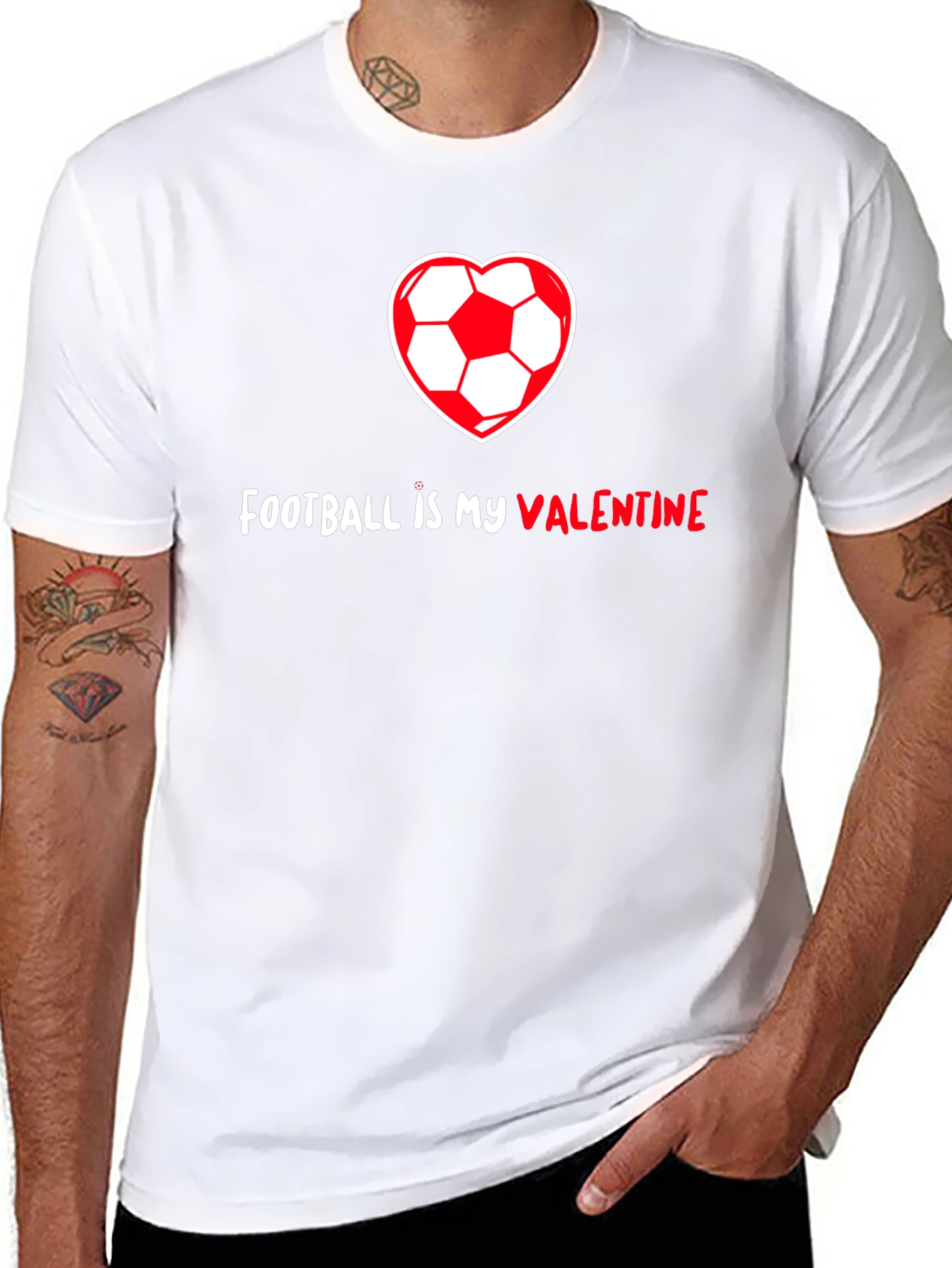 Football is my Valentine T-Shirt