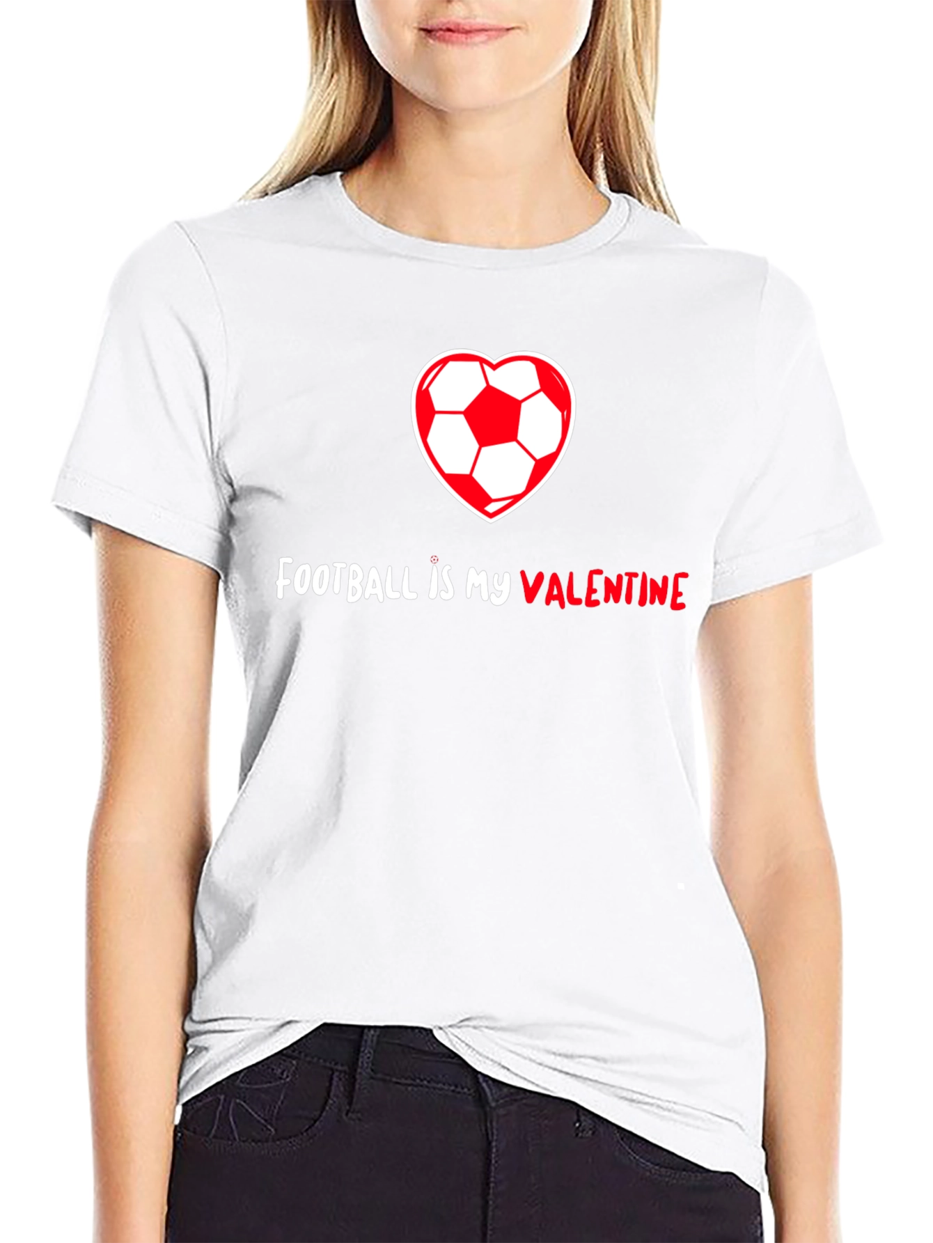 Football is my Valentine T-Shirt