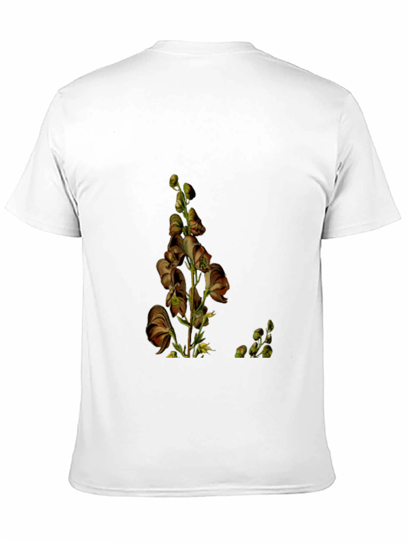 Botanical Print Black Tee