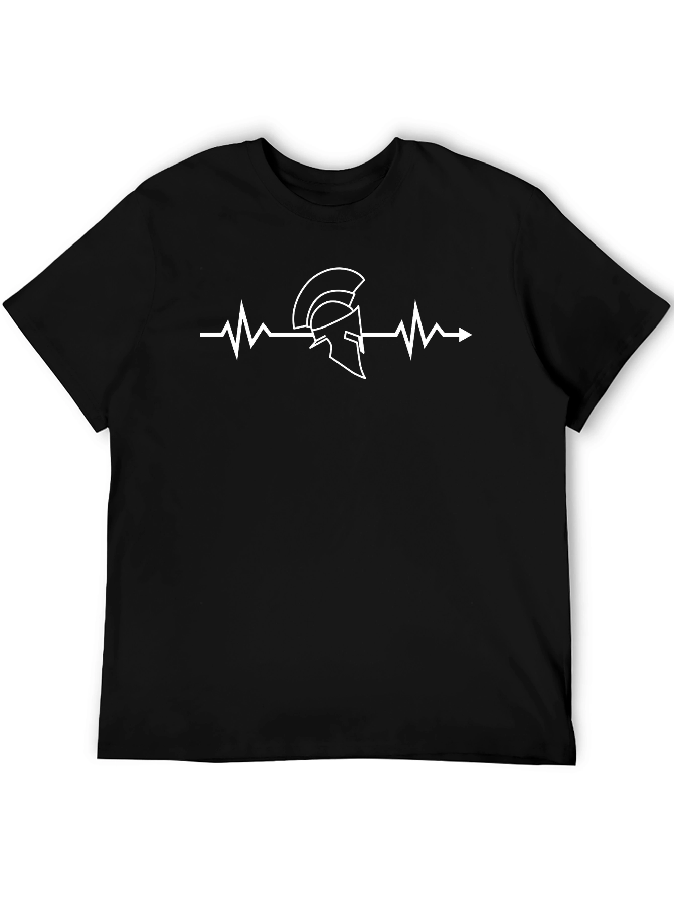 Spartan Heartbeat T-Shirt - Black