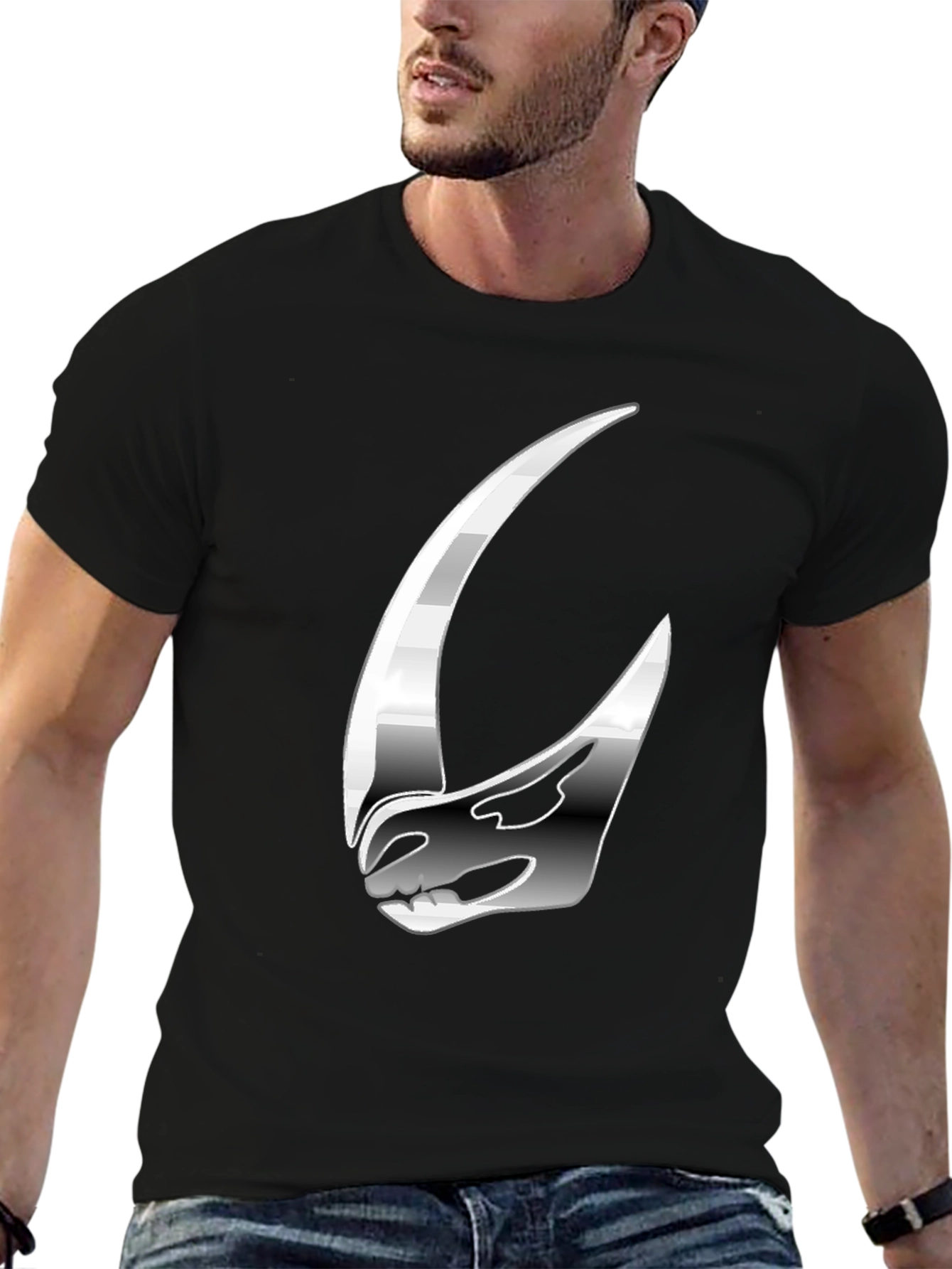 Boba Fett Skull Graphic Tee - Premium Black T-Shirt