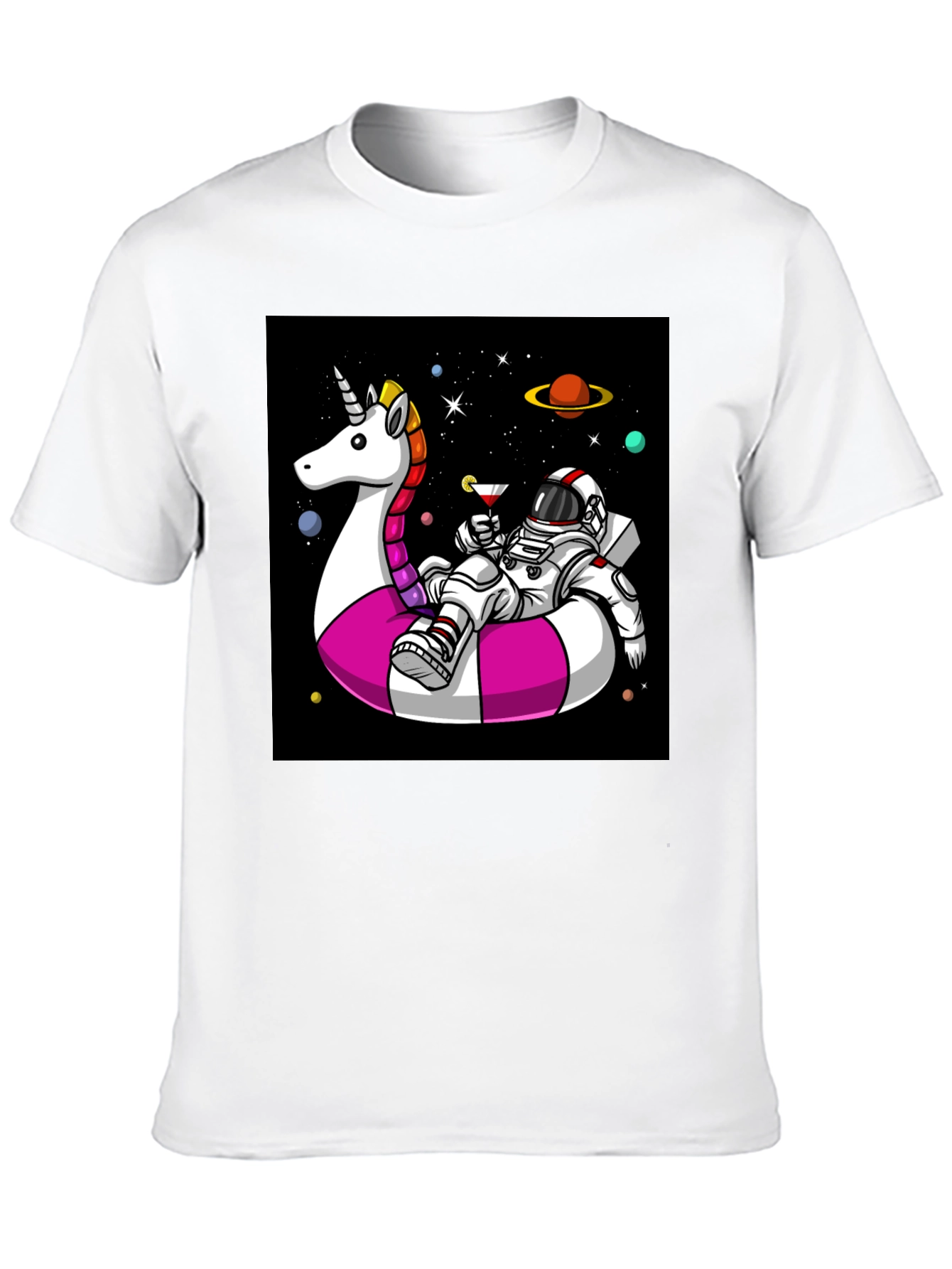 Astronaut Unicorn Float T-Shirt