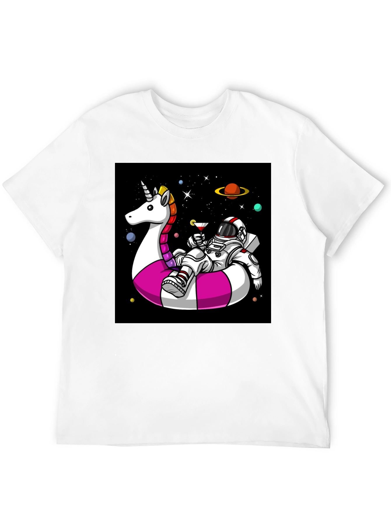 Astronaut Unicorn Float T-Shirt