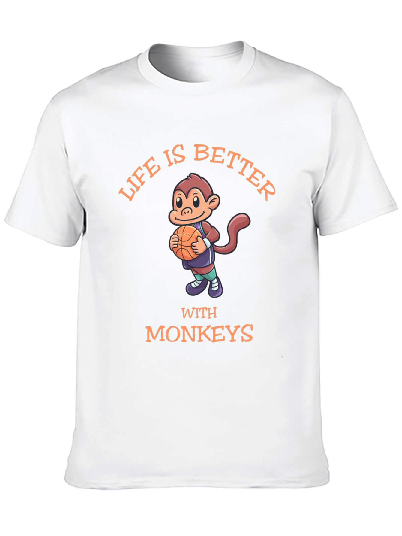 Life is Better With Monkeys T-Shirt