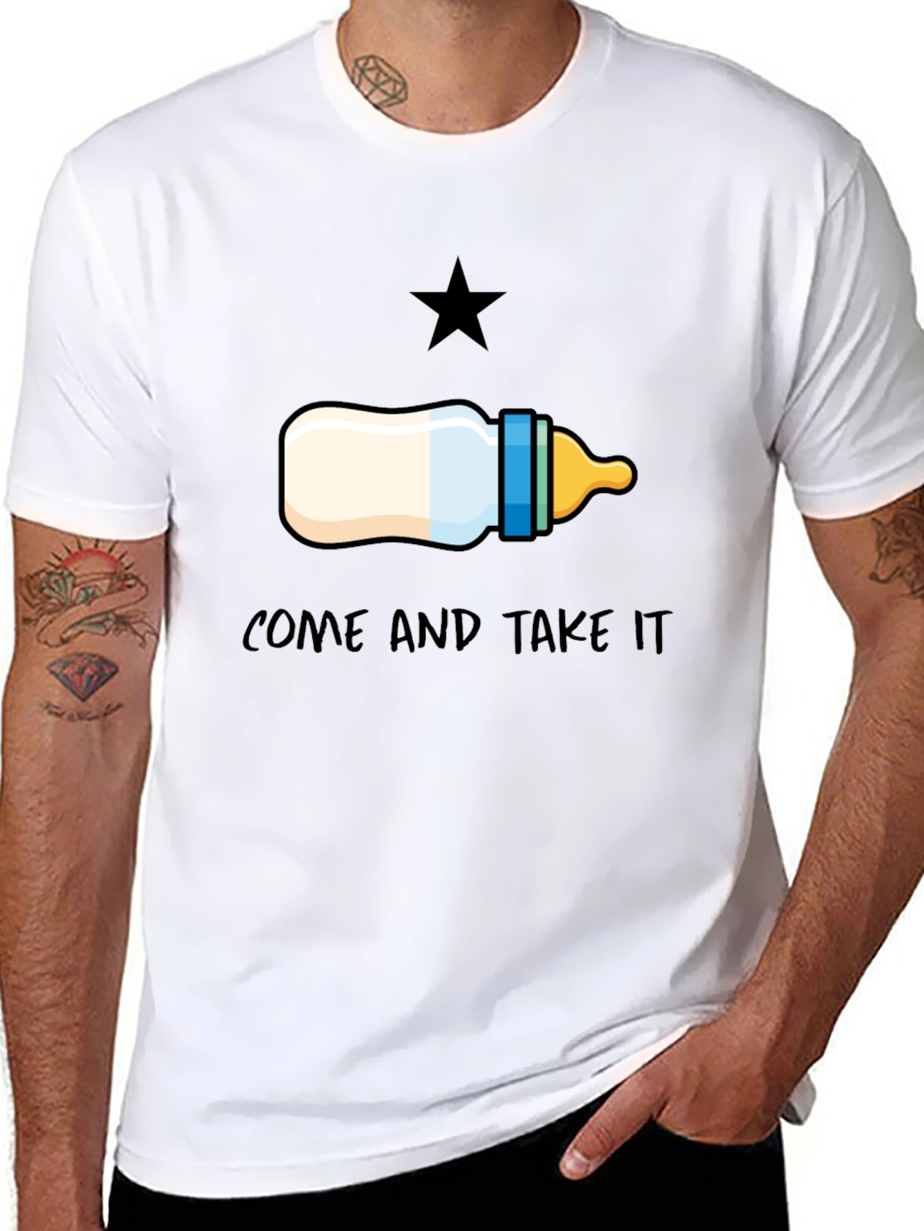 Come and Take It Baby Bottle T-Shirt