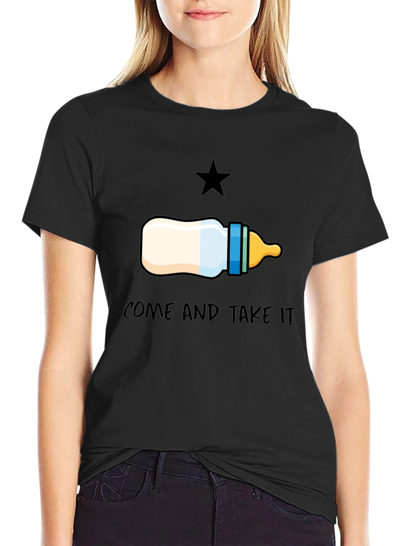 Come and Take It Baby Bottle T-Shirt