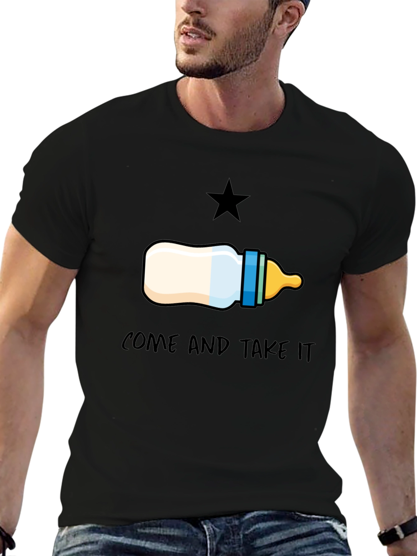 Come and Take It Baby Bottle T-Shirt