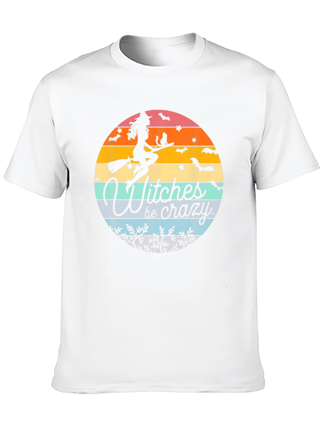 Witches Be Crazy Halloween Graphic T-Shirt