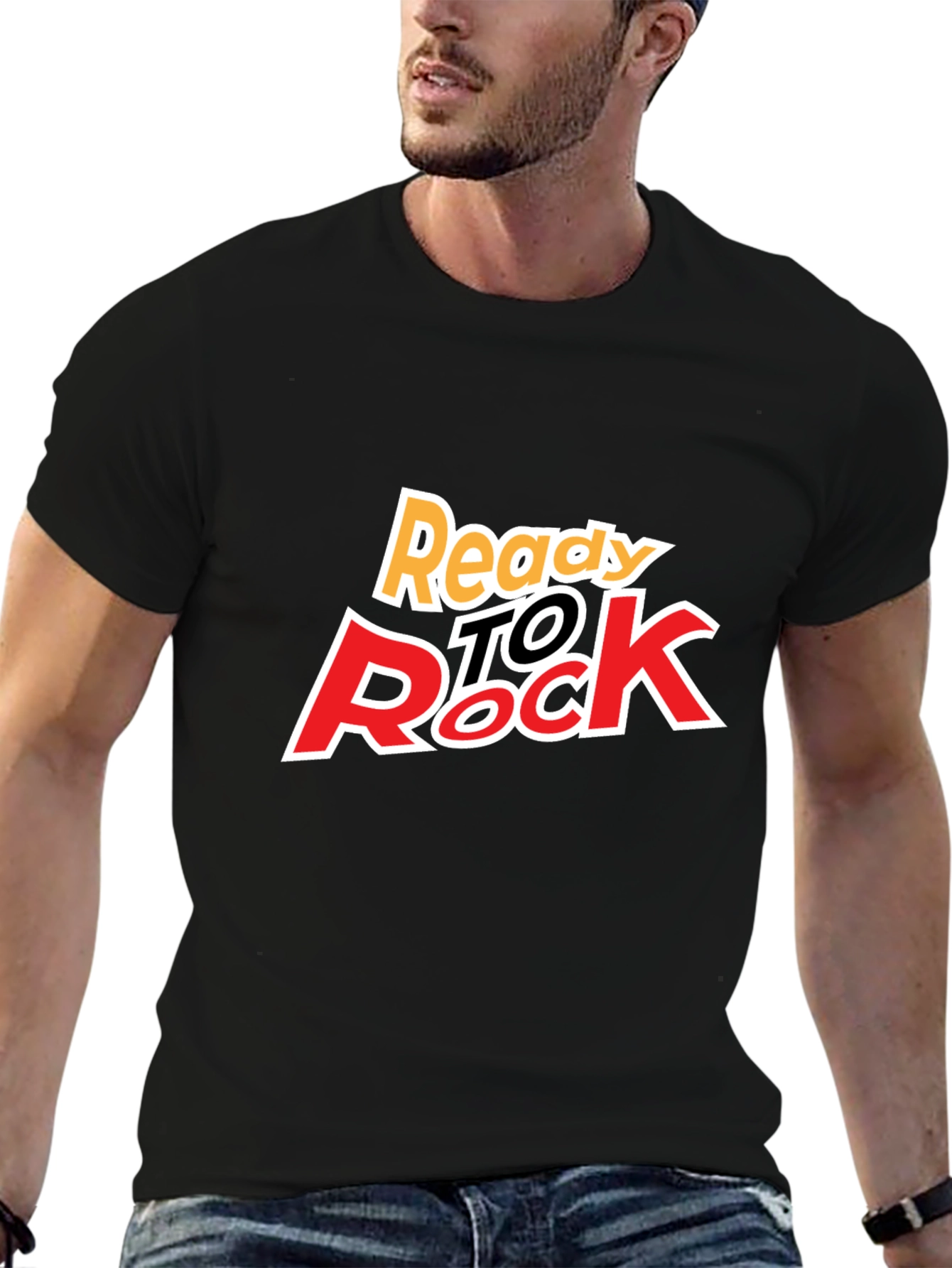 Ready to Rock Graphic Tee - Black