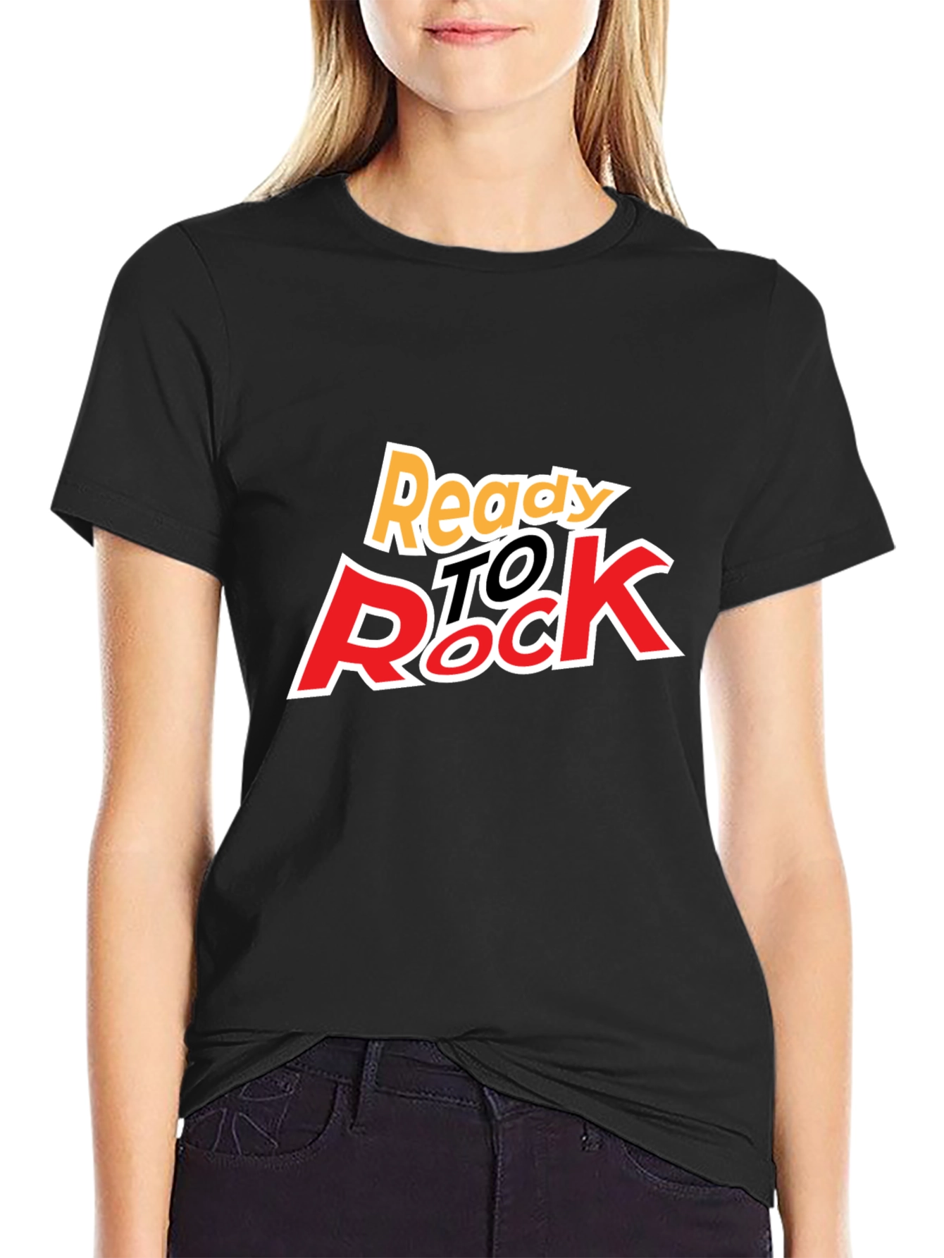 Ready to Rock Graphic Tee - Black