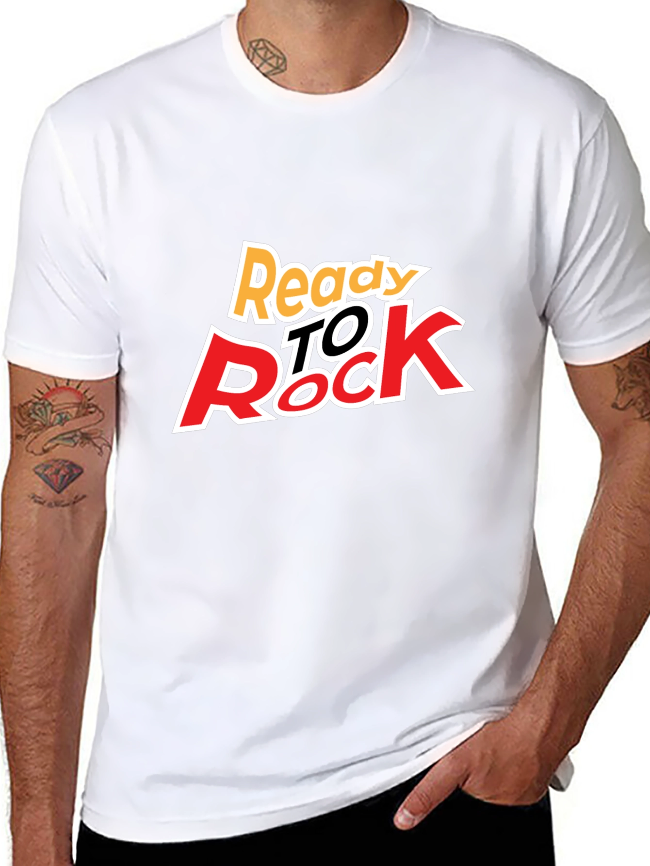 Ready to Rock Graphic Tee - Black