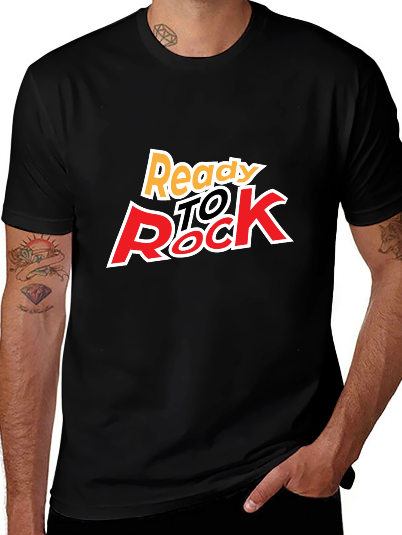 Ready to Rock Graphic Tee - Black
