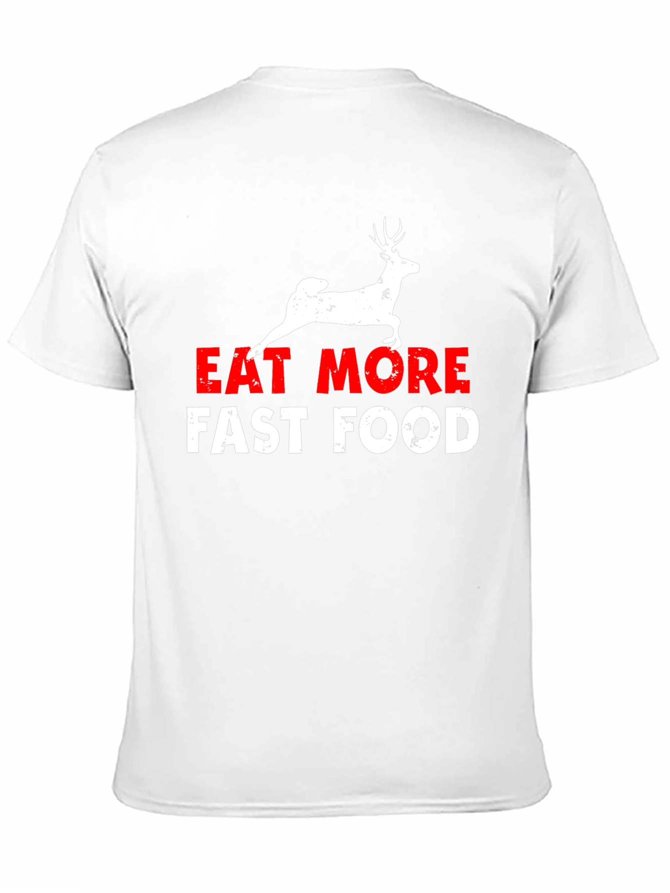Eat More Fast Food Black Graphic Tee