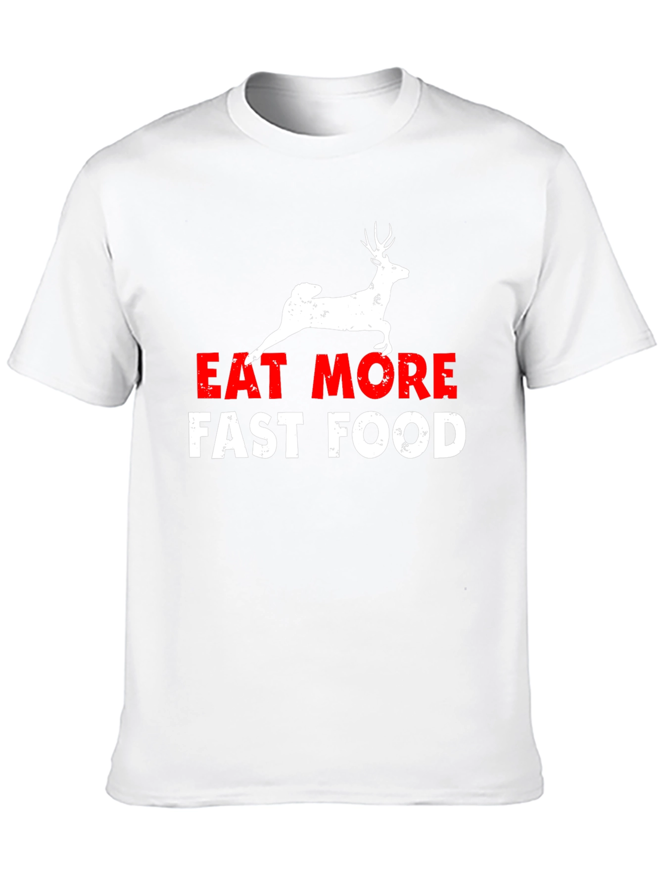 Eat More Fast Food Black Graphic Tee