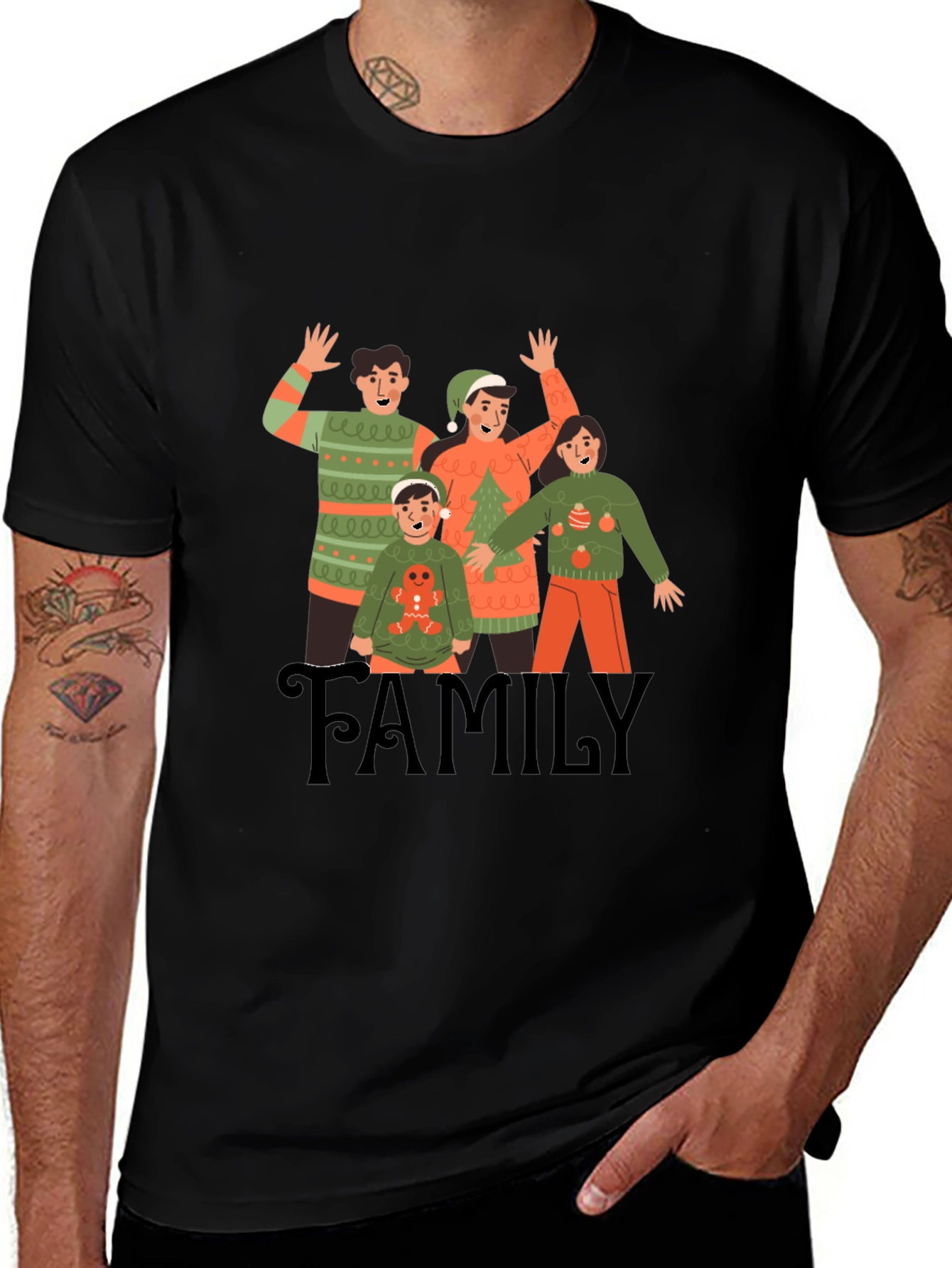 Festive Family Christmas T-Shirt