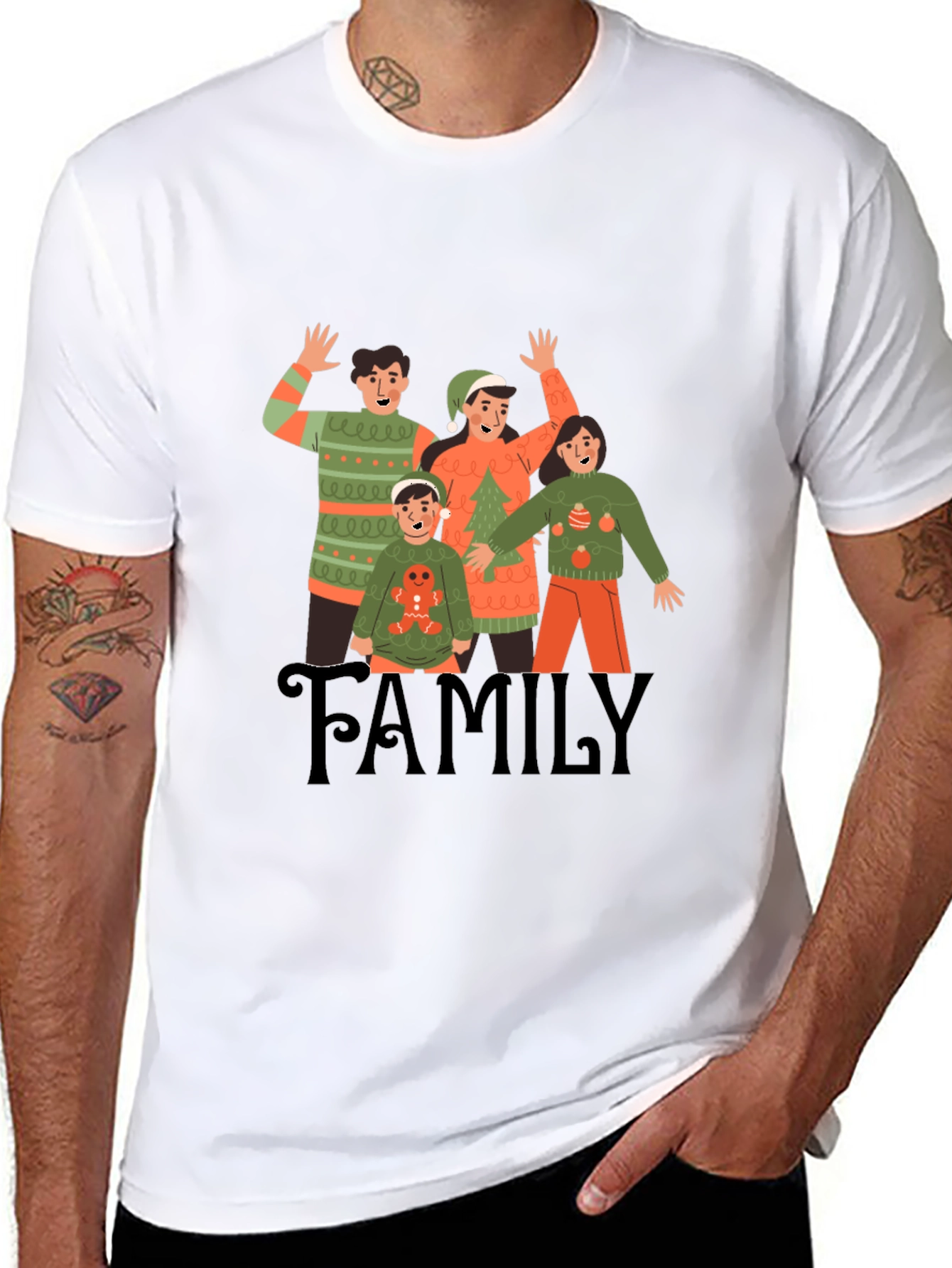 Festive Family Christmas T-Shirt