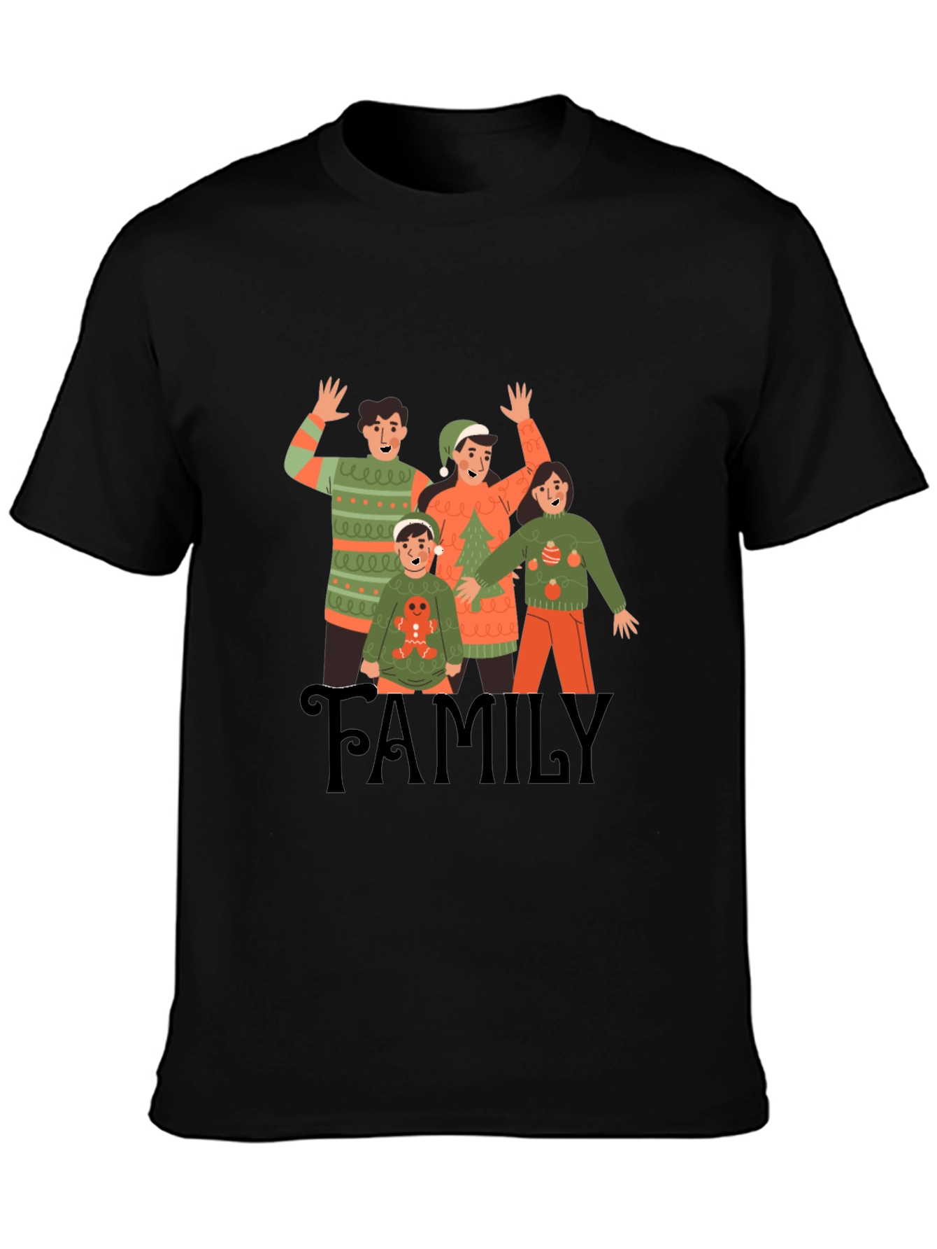 Festive Family Christmas T-Shirt