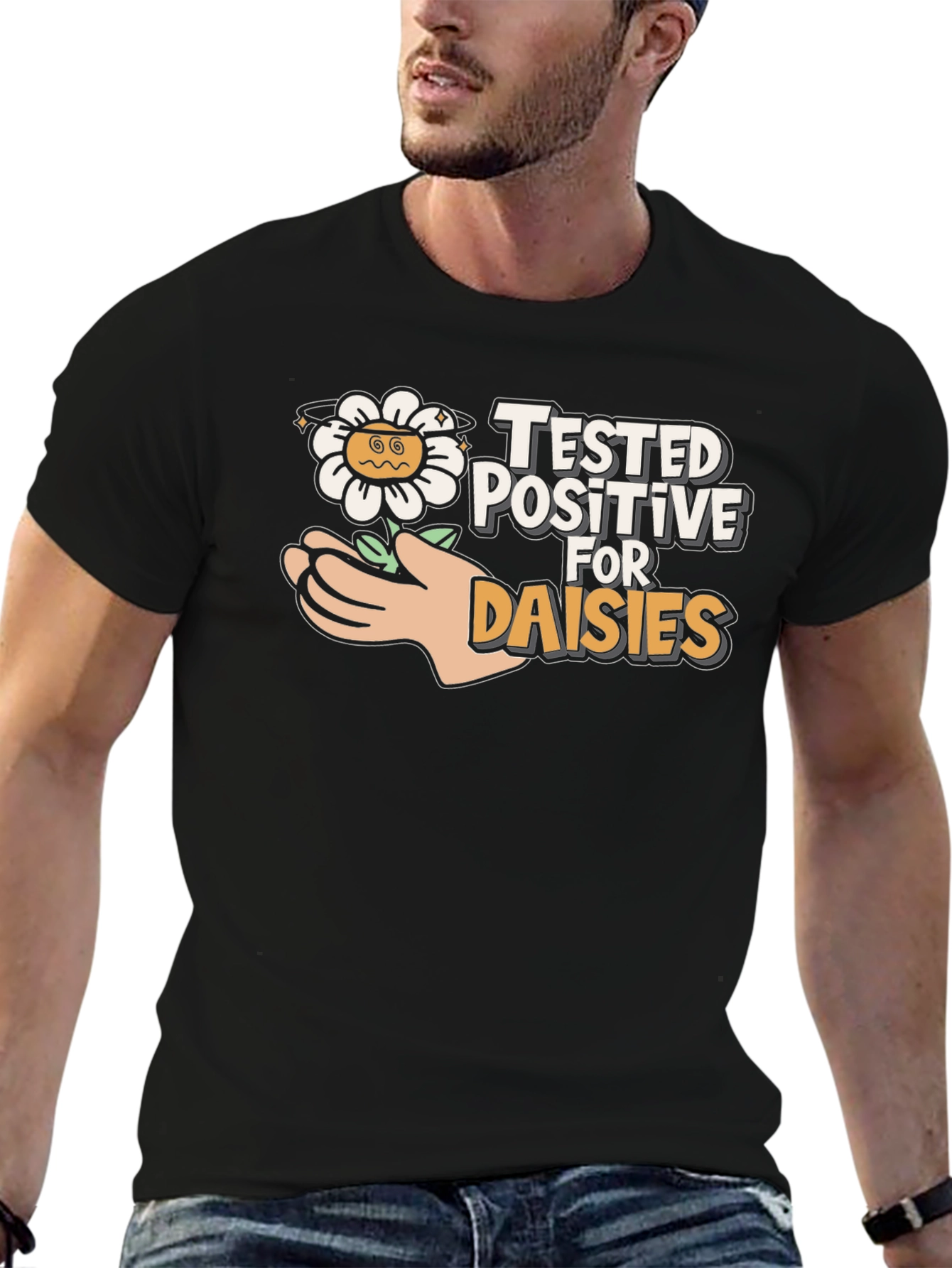 Tested Positive for Daisies Graphic Tee