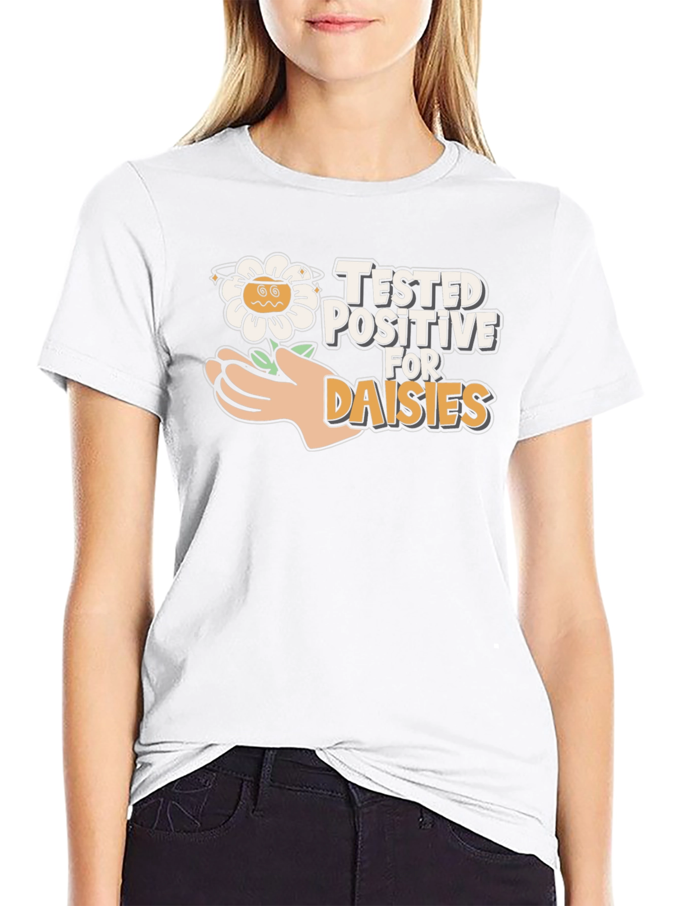 Tested Positive for Daisies Graphic Tee