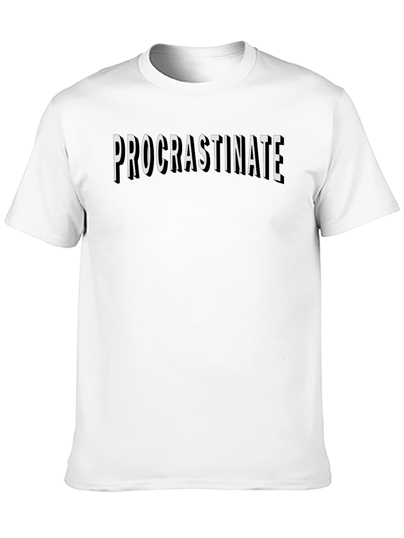 Procrastinate T-Shirt - Funny Graphic Tee for Men