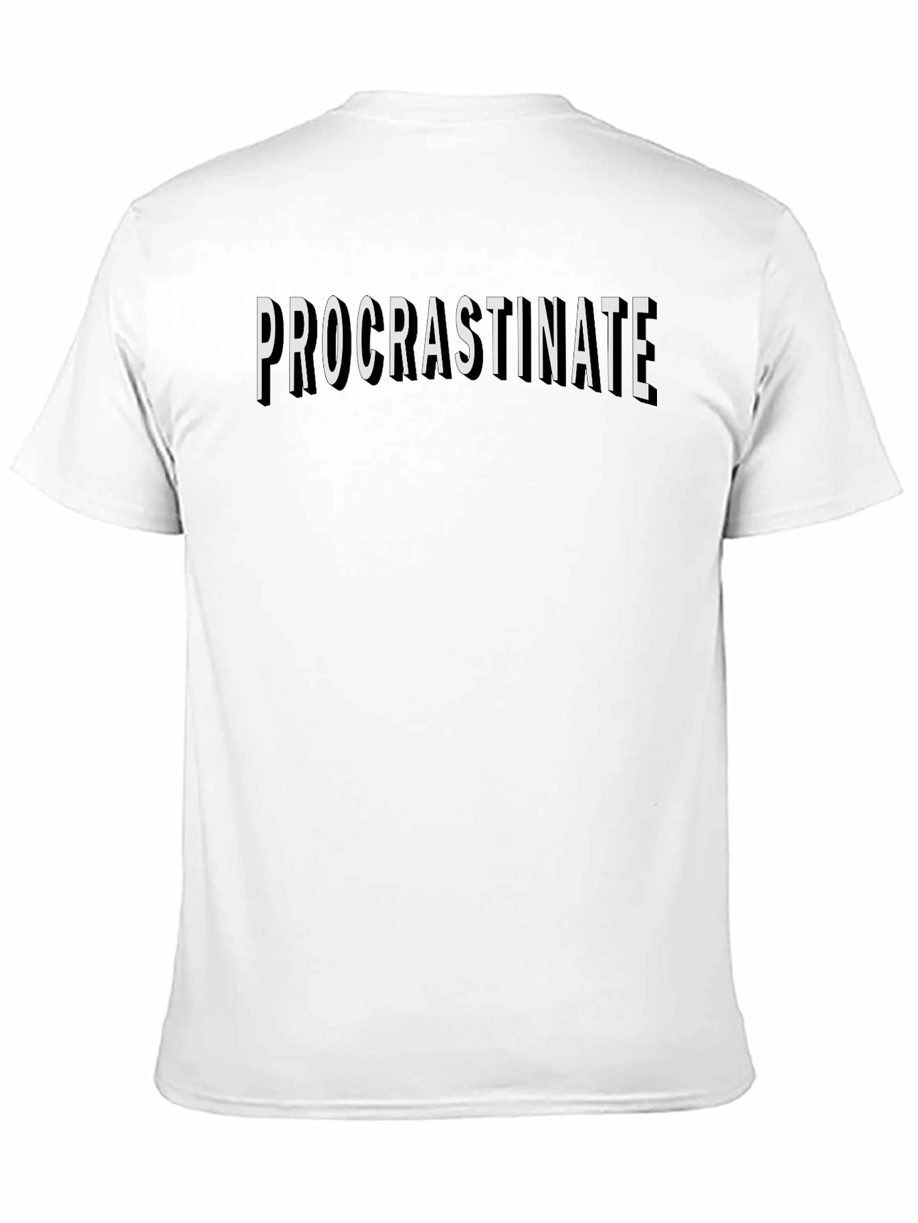 Procrastinate T-Shirt - Funny Graphic Tee for Men