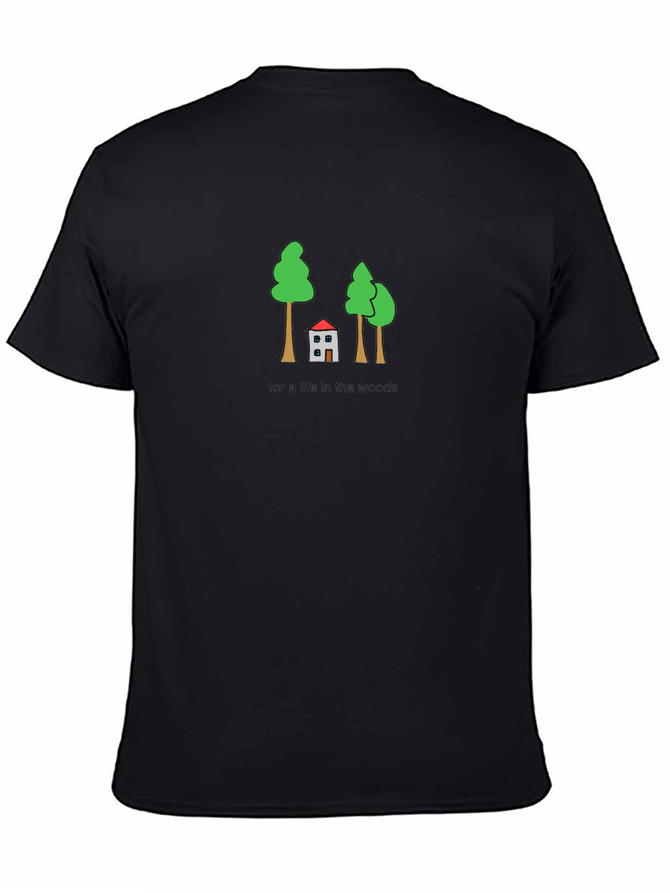 Life in the Woods Graphic Tee - Black
