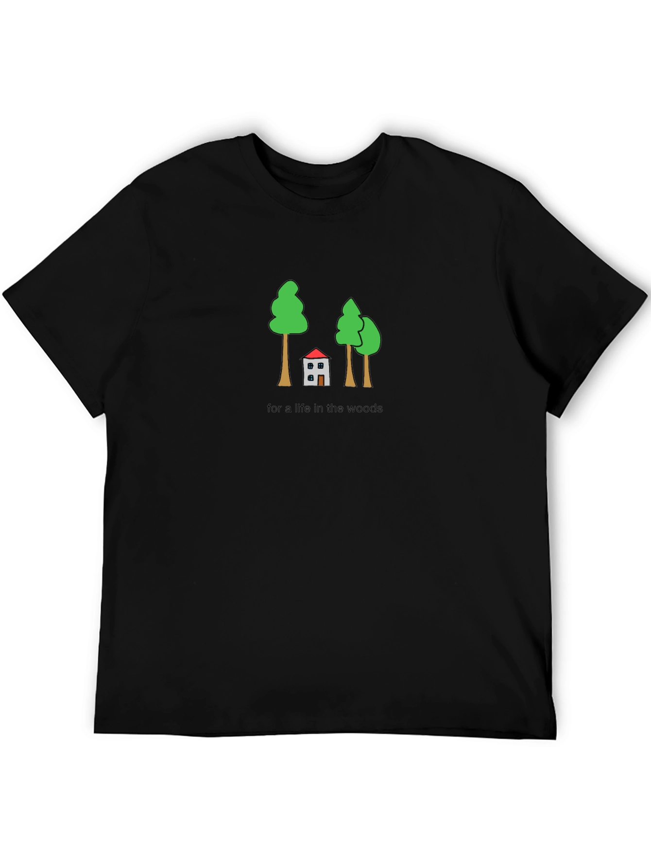 Life in the Woods Graphic Tee - Black
