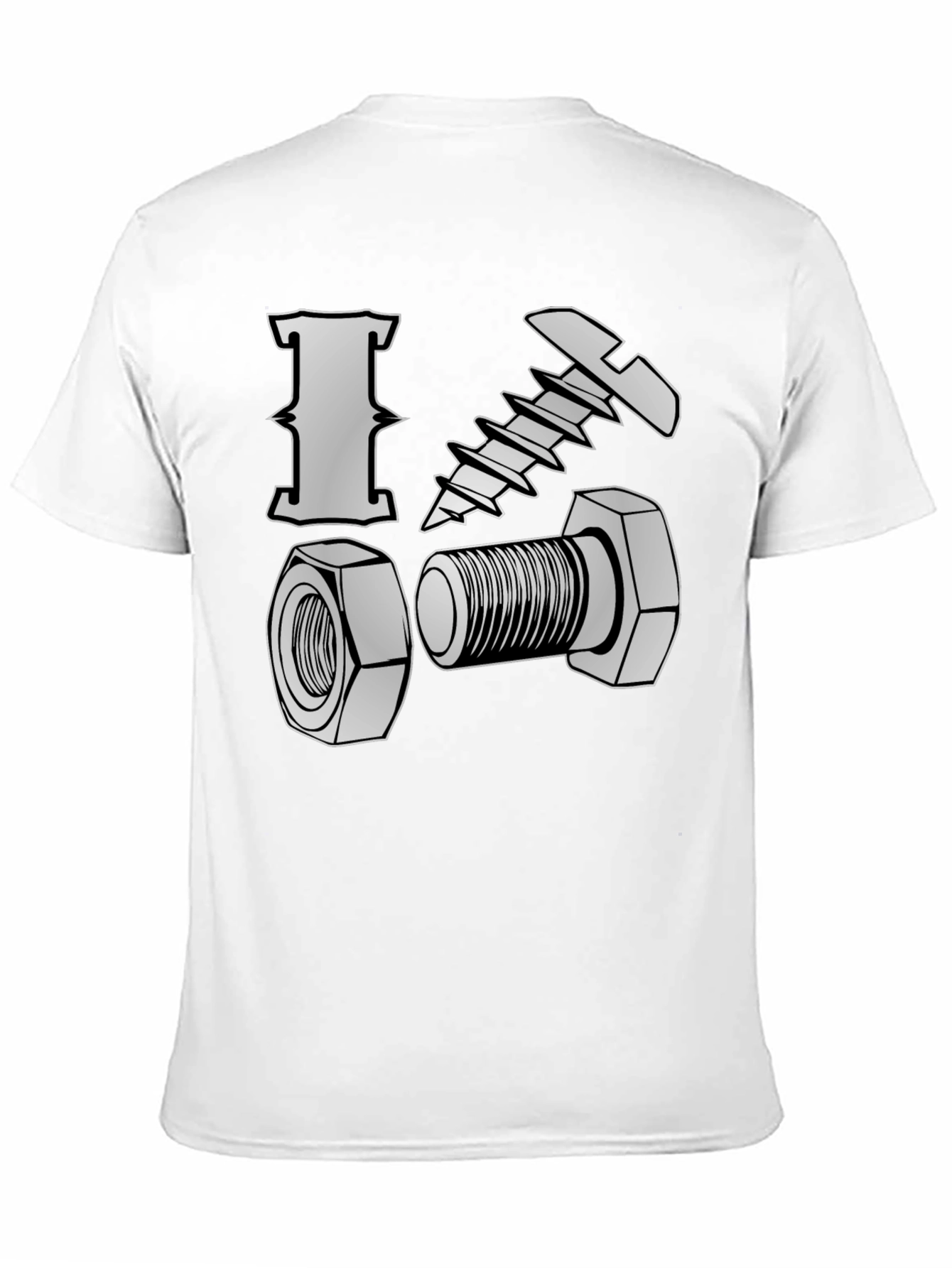 I Heart Nuts & Bolts T-Shirt - Black