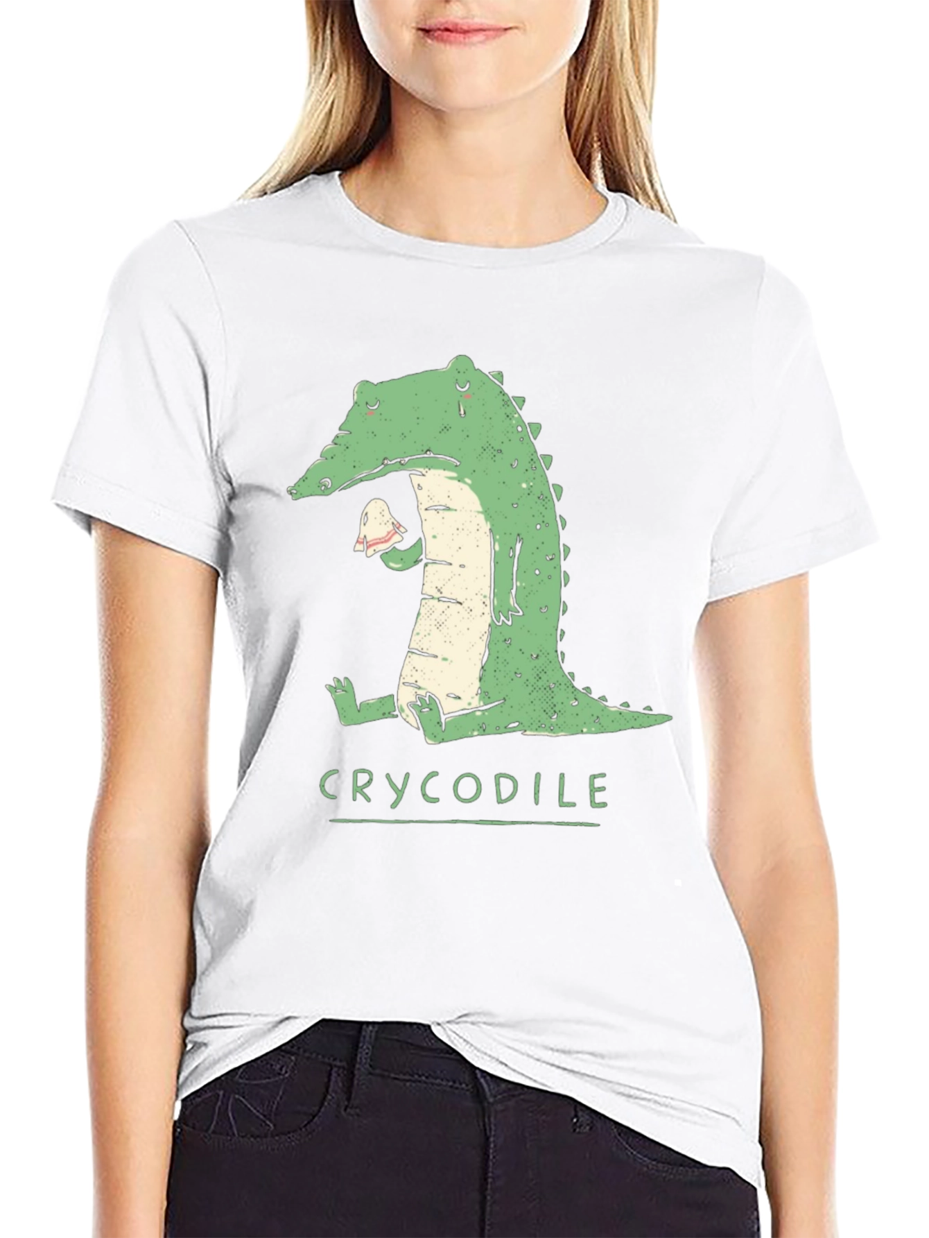 Crycodile T-Shirt - Funny Crocodile Graphic Tee