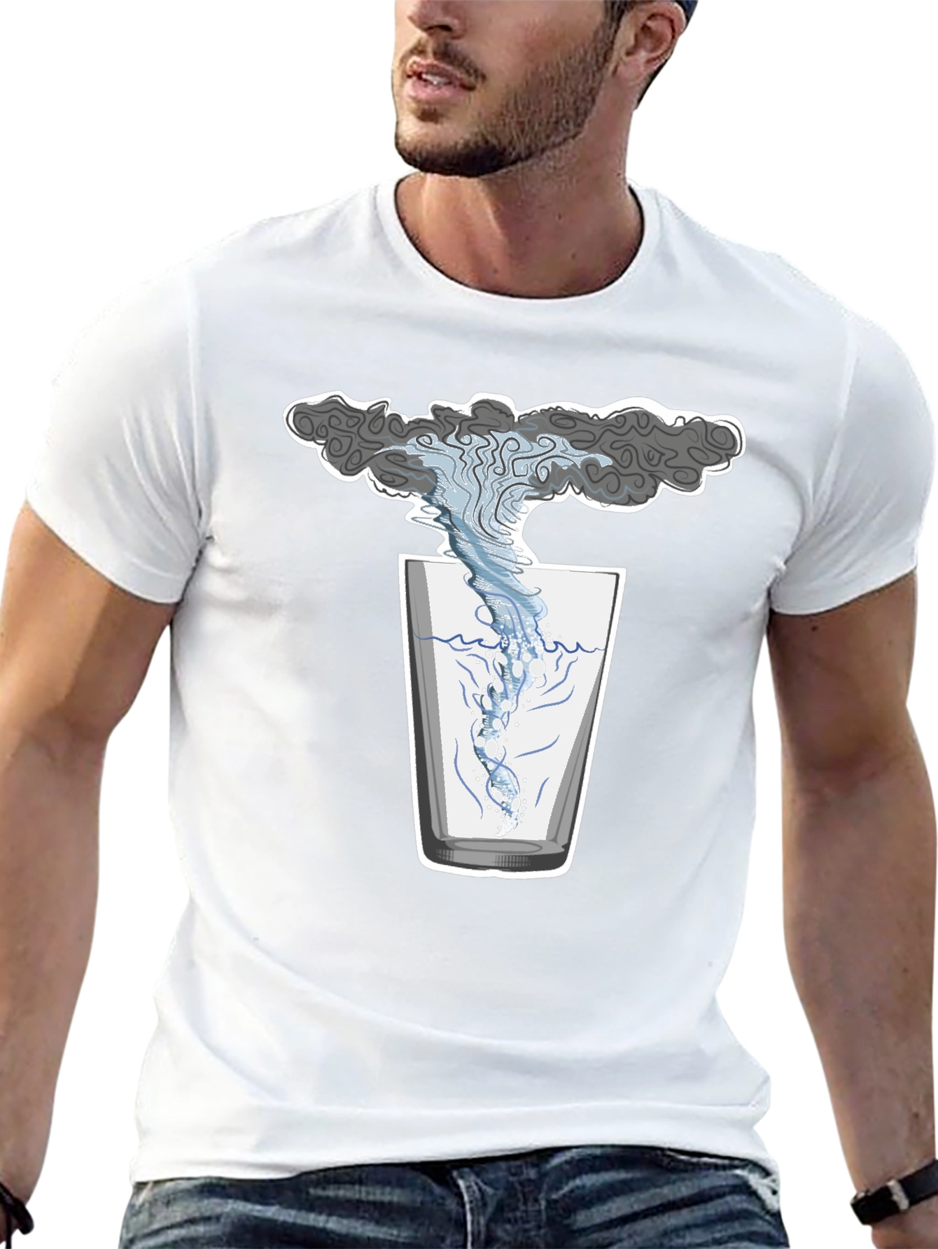 Tornado in a Glass Graphic Tee