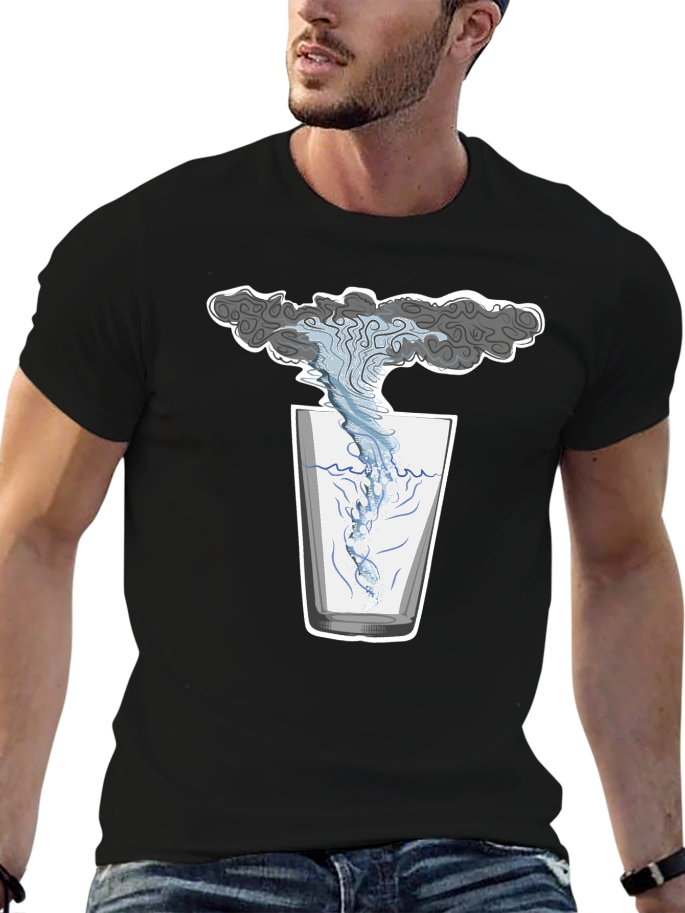 Tornado in a Glass Graphic Tee