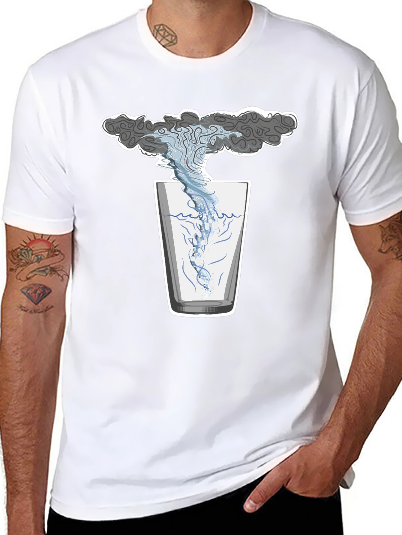 Tornado in a Glass Graphic Tee