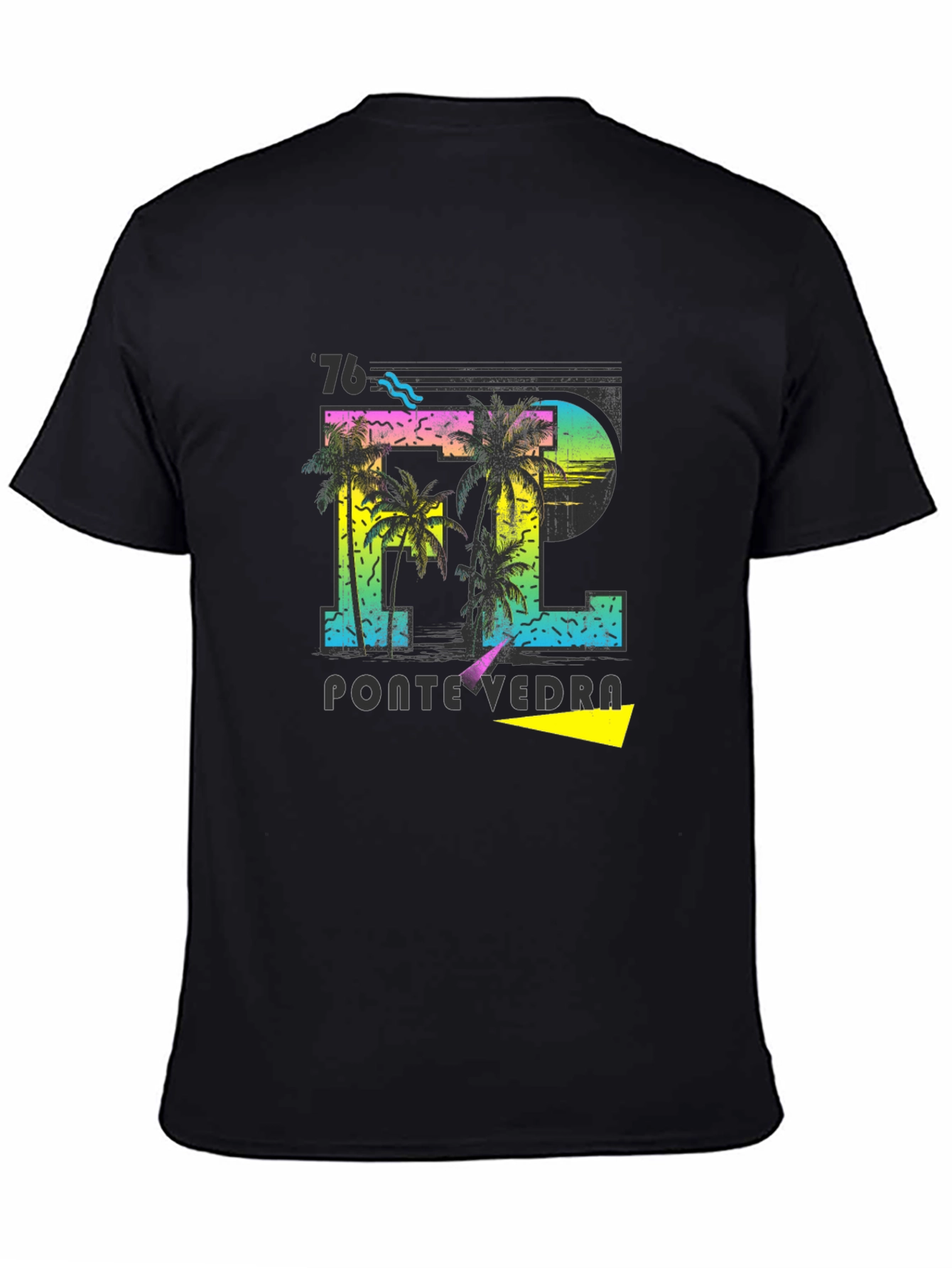 Retro Pontevedra 76 Palm Tree T-Shirt