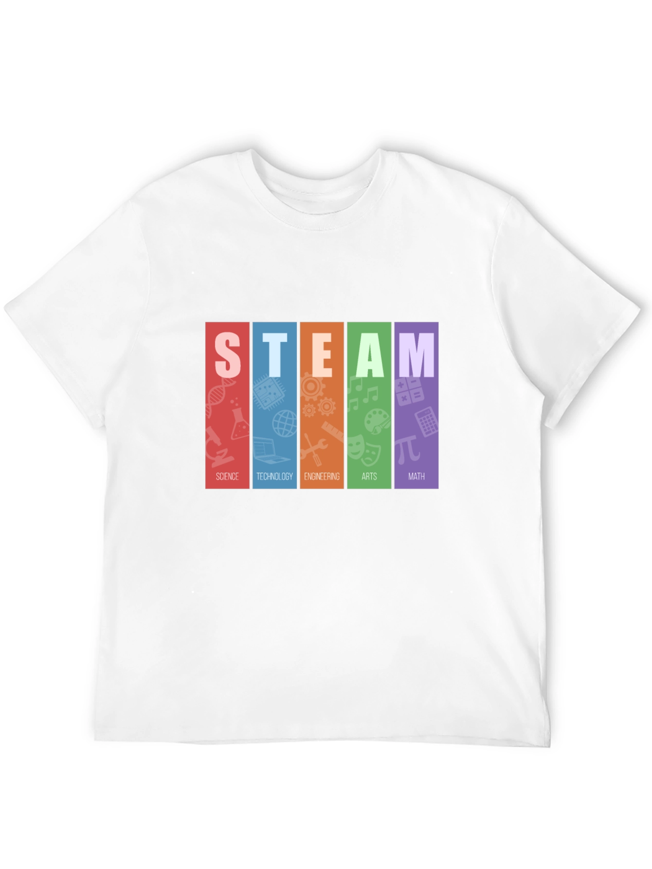 STEAM Education T-Shirt: Science Tech Engineering Arts Math