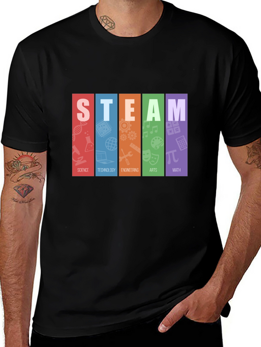 STEAM Education T-Shirt: Science Tech Engineering Arts Math