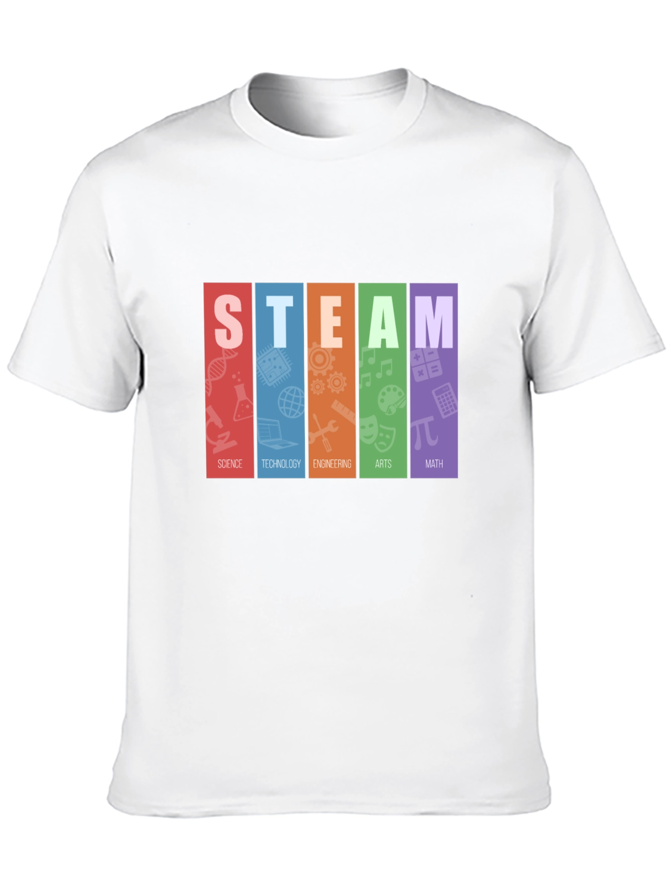 STEAM Education T-Shirt: Science Tech Engineering Arts Math