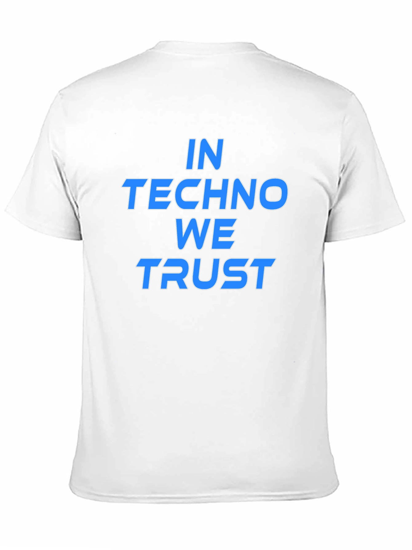 In Techno We Trust Graphic Tee - Black