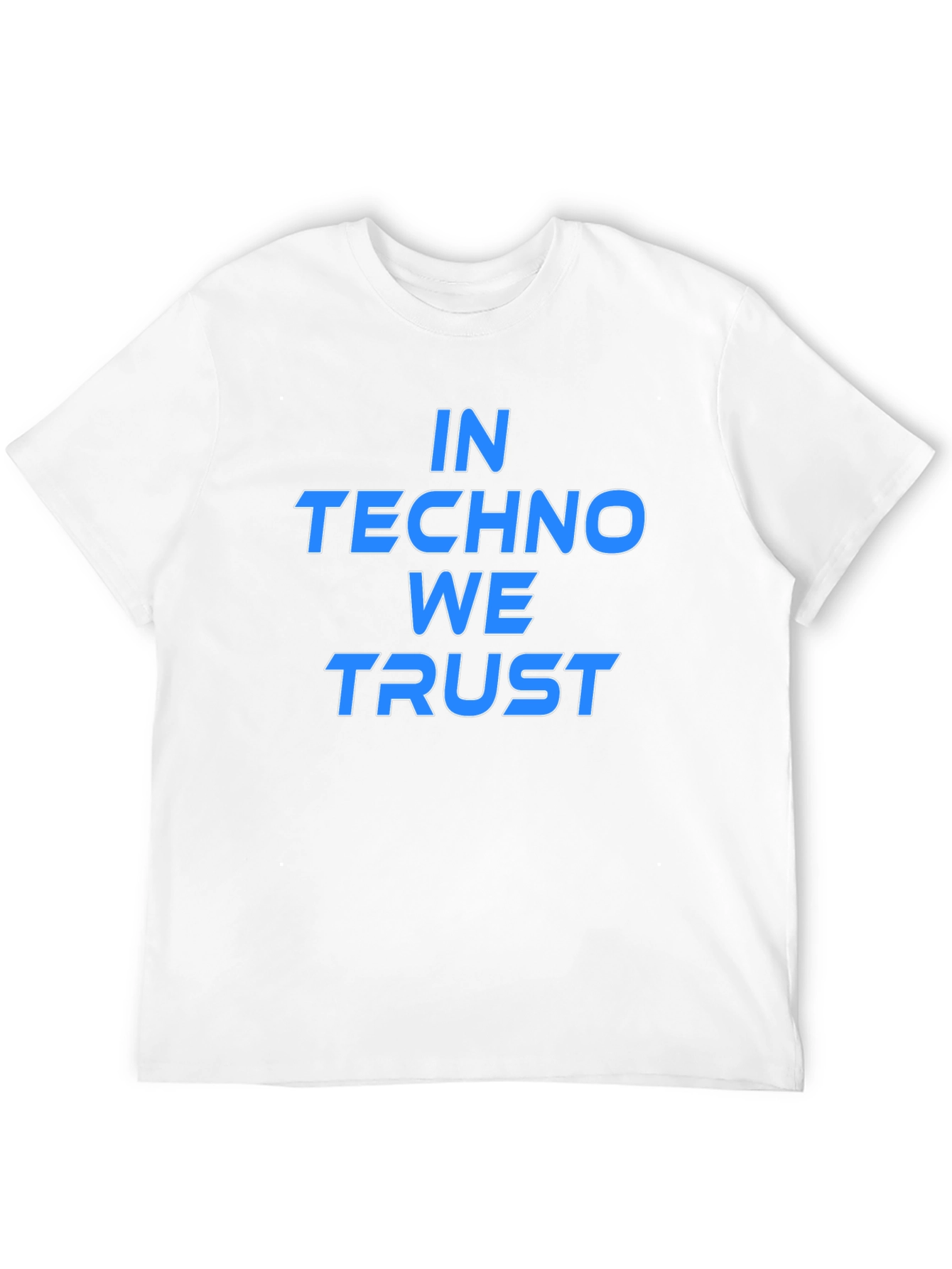 In Techno We Trust Graphic Tee - Black