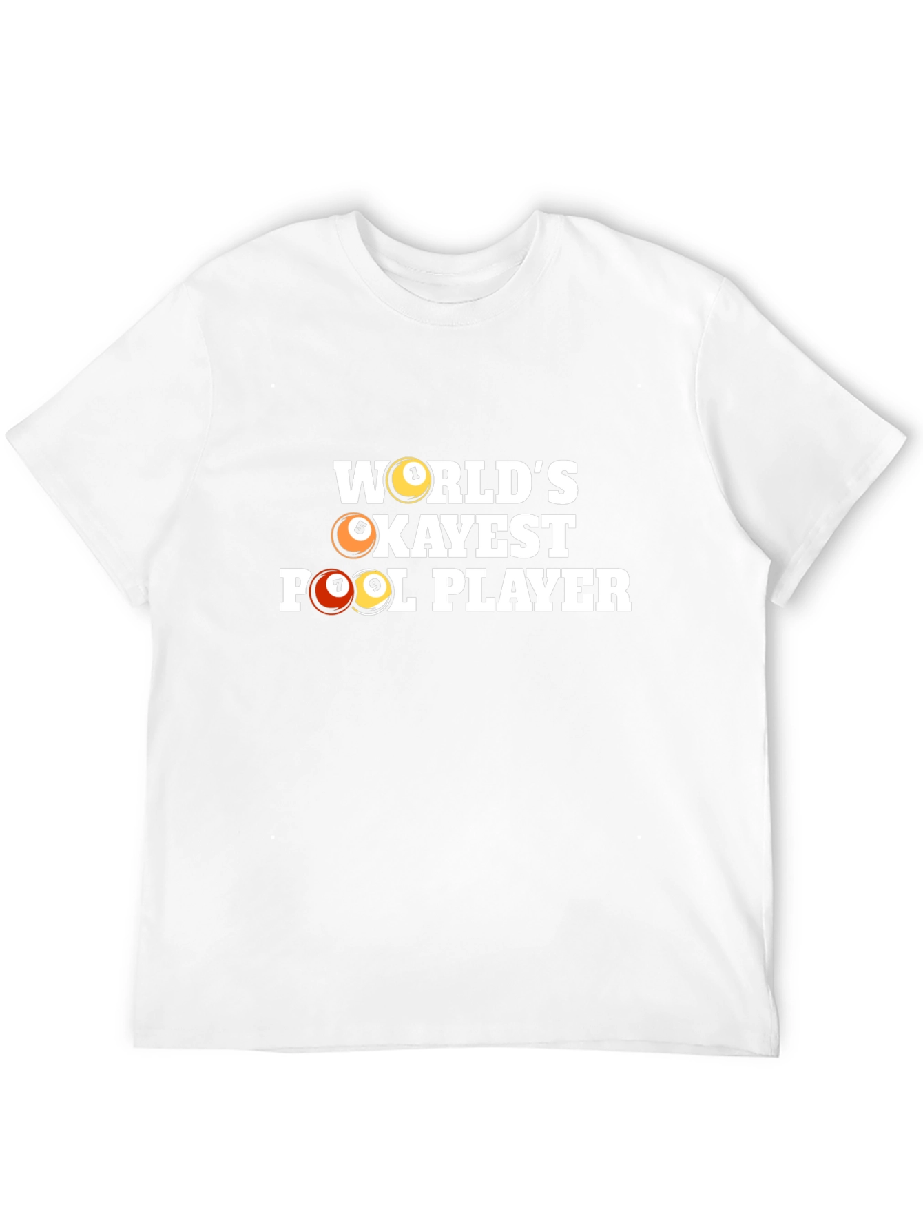 Worlds Okayest Pool Player T-Shirt