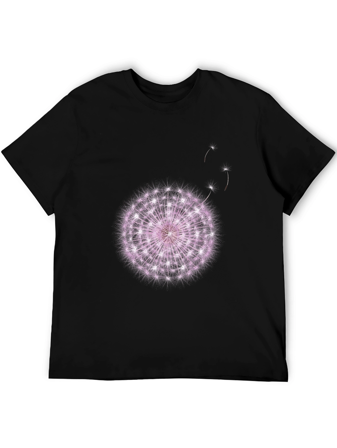 Dandelion Graphic Black T-Shirt