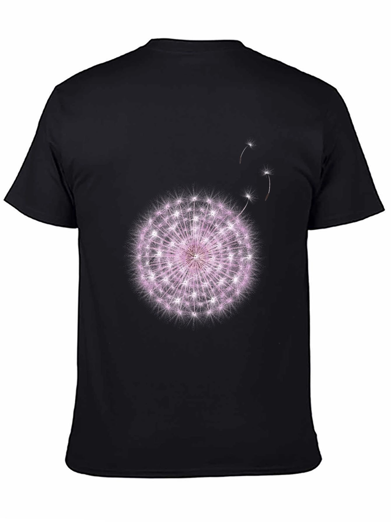Dandelion Graphic Black T-Shirt