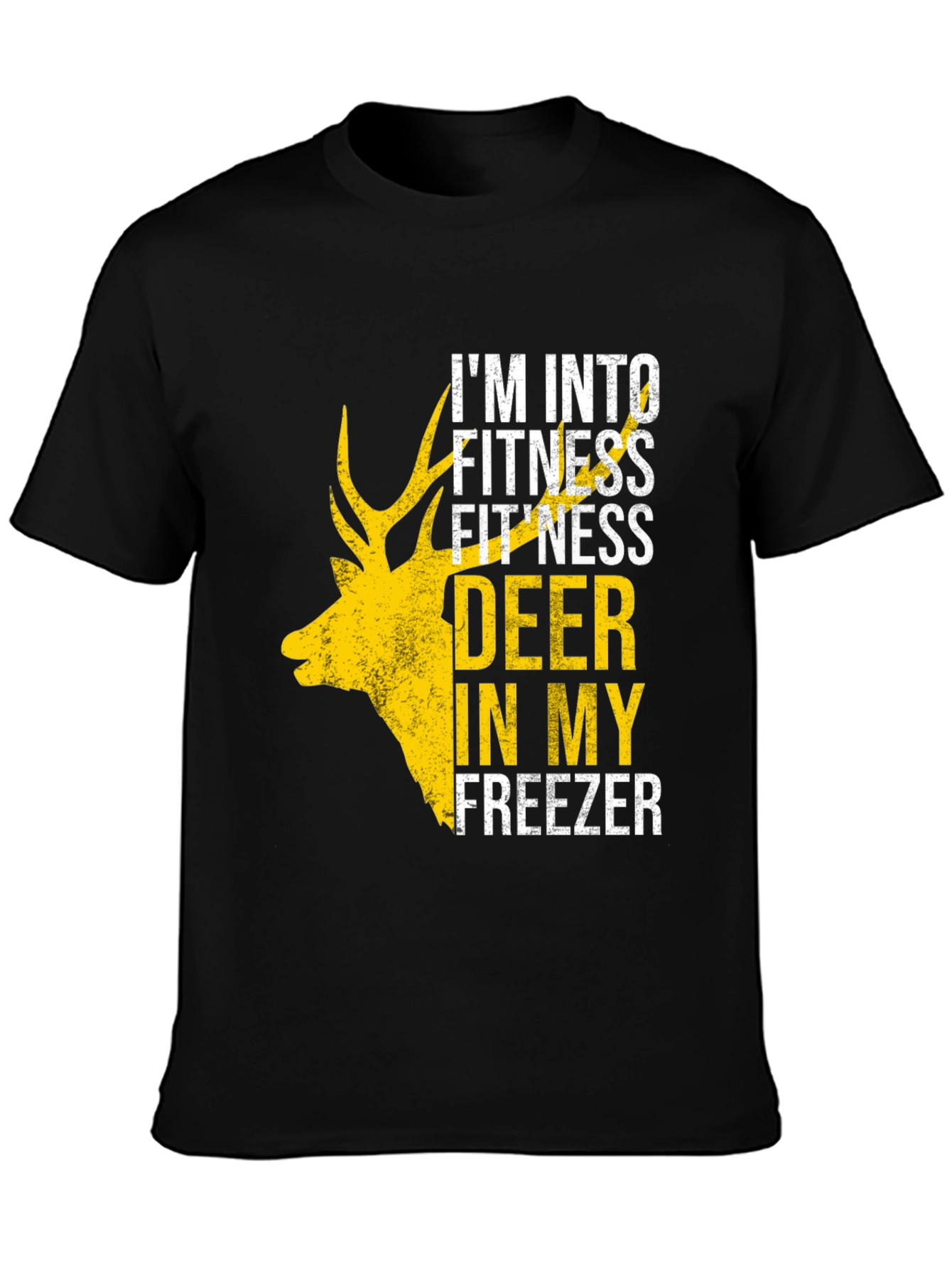 Fitness Deer Freezer Funny Graphic Tee