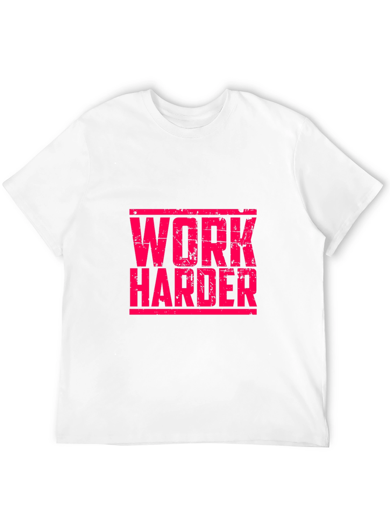 Work Harder Graphic T-Shirt - Motivational Fitness Tee