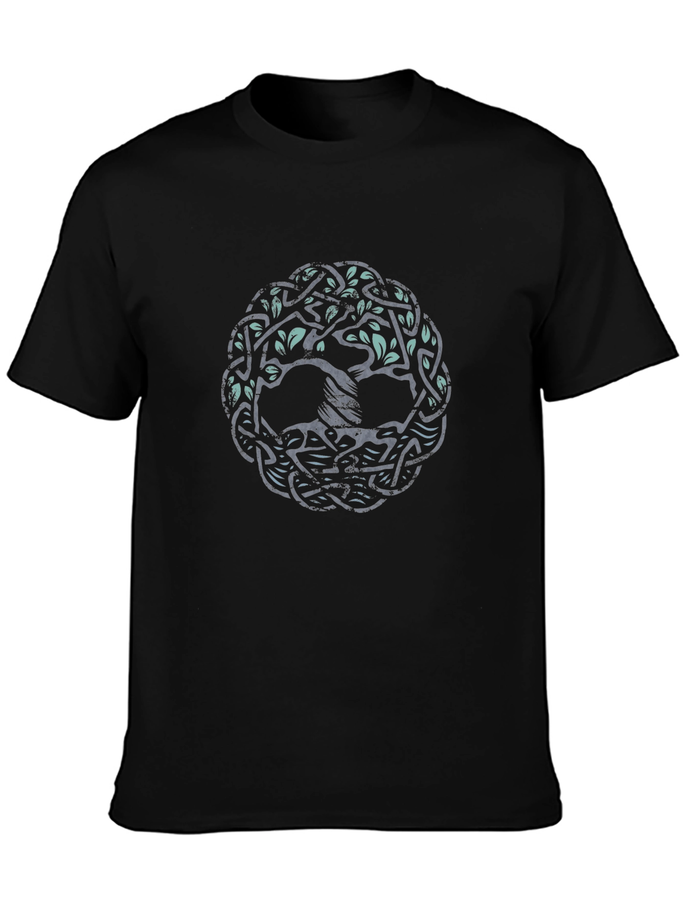 Celtic Tree of Life Graphic Tee - Black