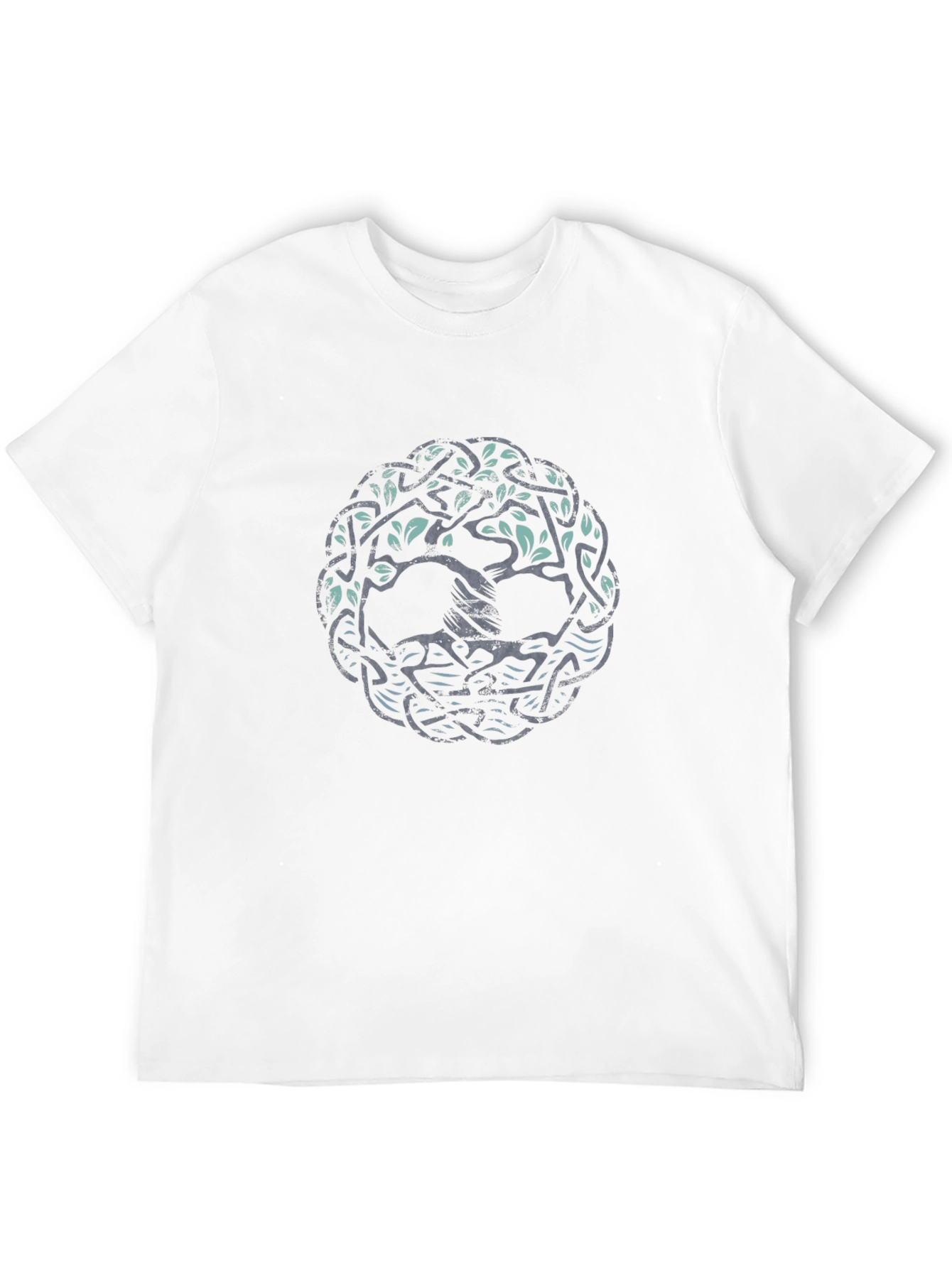 Celtic Tree of Life Graphic Tee - Black